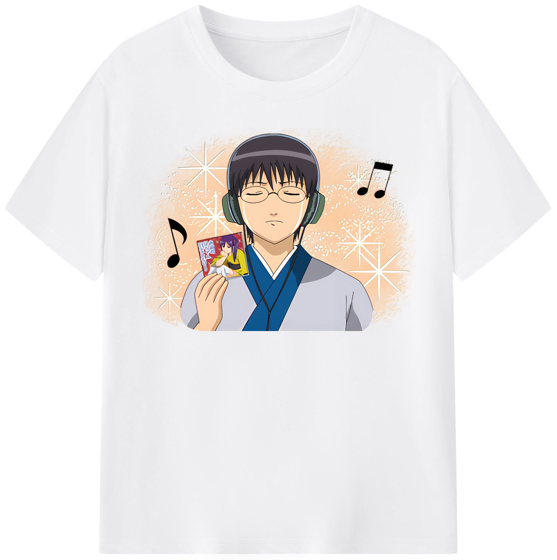 （画像用） ぎんたま 坂田銀時（さかたぎんとき） 神楽 志村新八（しむら しんぱち） GINTAMA Sakata Gintoki Kagura Shimura Shinpachi 綿100％半袖Tシャツ（フロントプリント）