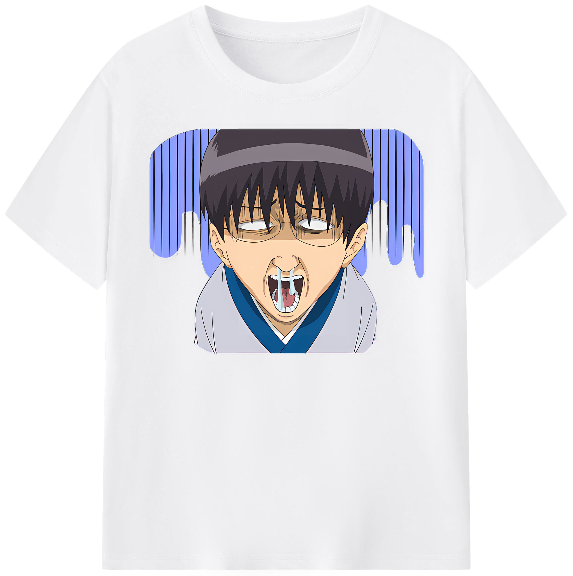 （画像用） ぎんたま 坂田銀時（さかたぎんとき） 神楽 志村新八（しむら しんぱち） GINTAMA Sakata Gintoki Kagura Shimura Shinpachi 綿100％半袖Tシャツ（フロントプリント）