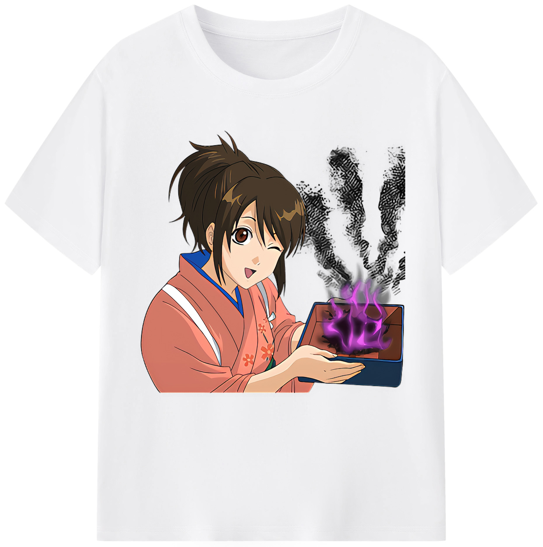 （画像用） ぎんたま 坂田銀時（さかたぎんとき） 神楽 志村新八（しむら しんぱち） GINTAMA Sakata Gintoki Kagura Shimura Shinpachi 綿100％半袖Tシャツ（フロントプリント）