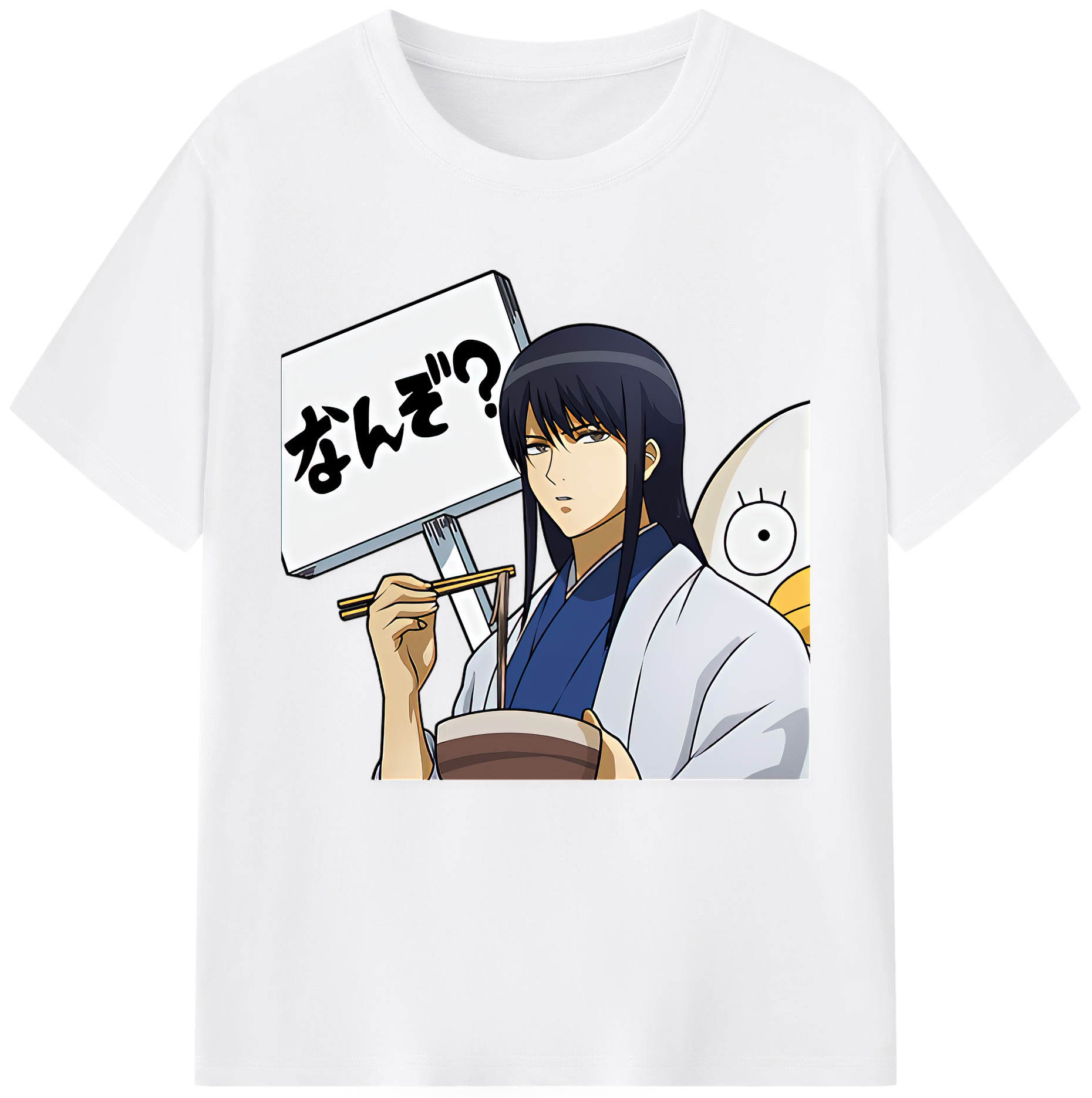 （画像用） ぎんたま 坂田銀時（さかたぎんとき） 神楽 志村新八（しむら しんぱち） GINTAMA Sakata Gintoki Kagura Shimura Shinpachi 綿100％半袖Tシャツ（フロントプリント）