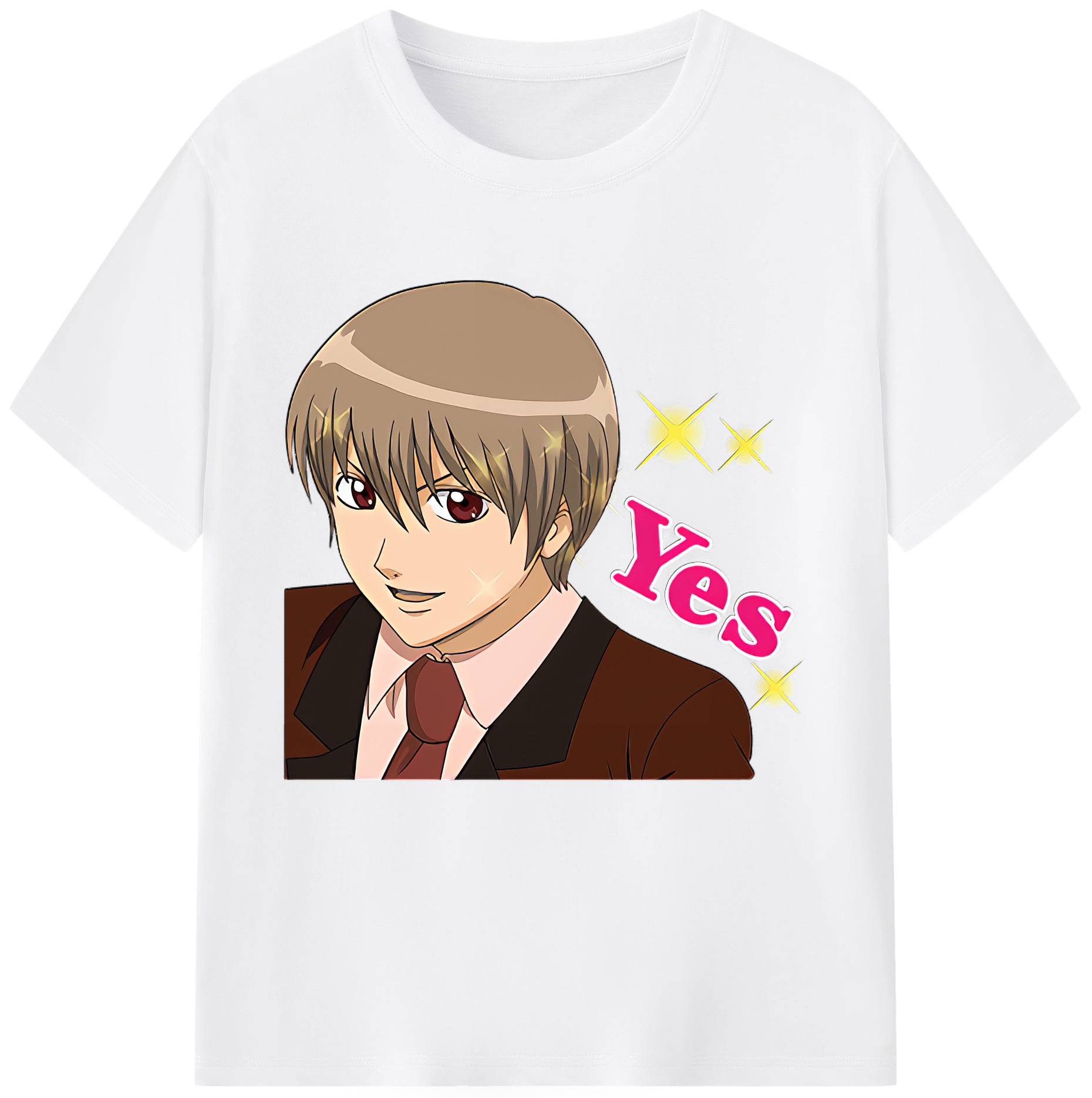 （画像用） ぎんたま 坂田銀時（さかたぎんとき） 神楽 志村新八（しむら しんぱち） GINTAMA Sakata Gintoki Kagura Shimura Shinpachi 綿100％半袖Tシャツ（フロントプリント）