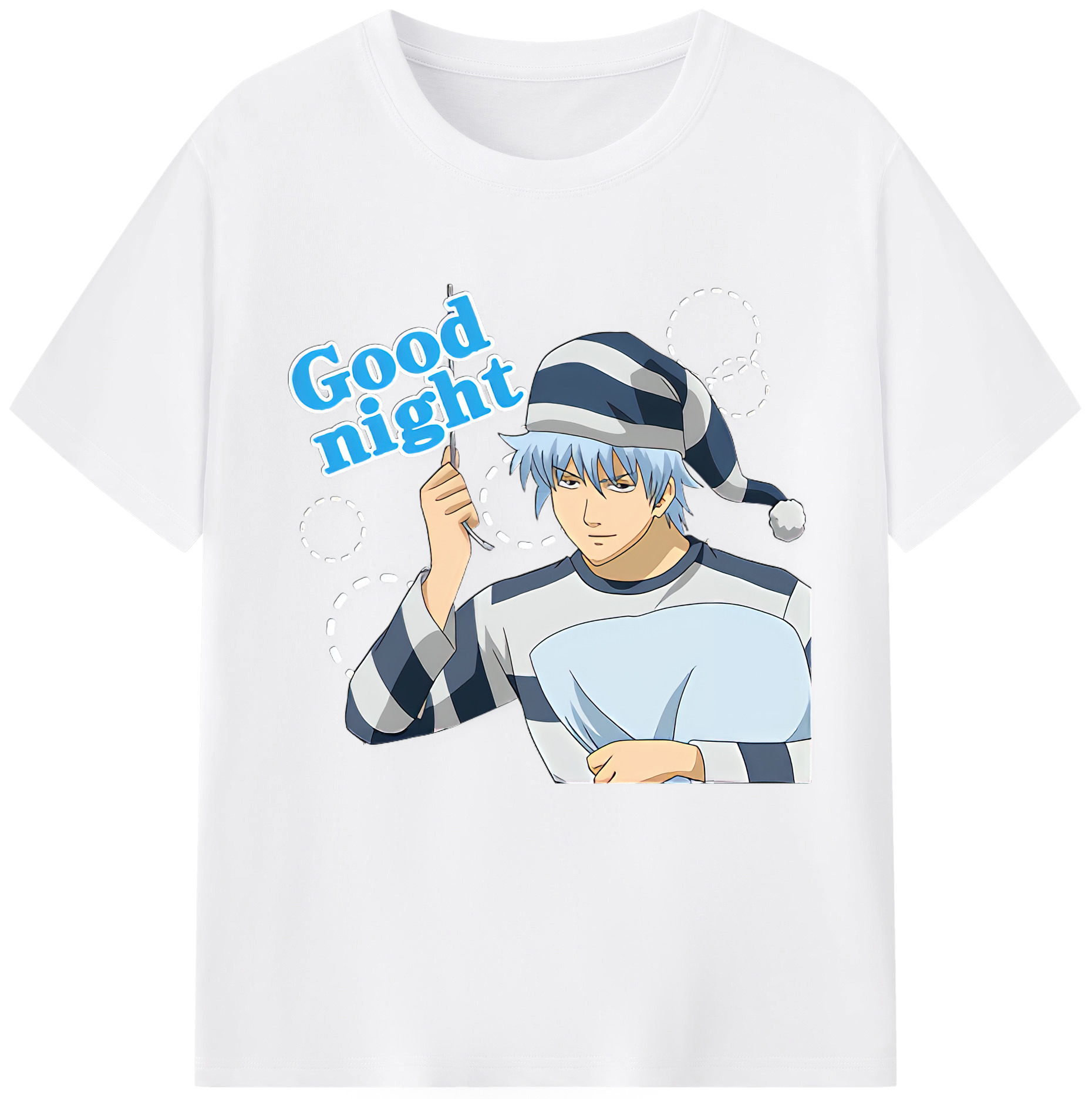 （画像用） ぎんたま 坂田銀時（さかたぎんとき） 神楽 志村新八（しむら しんぱち） GINTAMA Sakata Gintoki Kagura Shimura Shinpachi 綿100％半袖Tシャツ（フロントプリント）