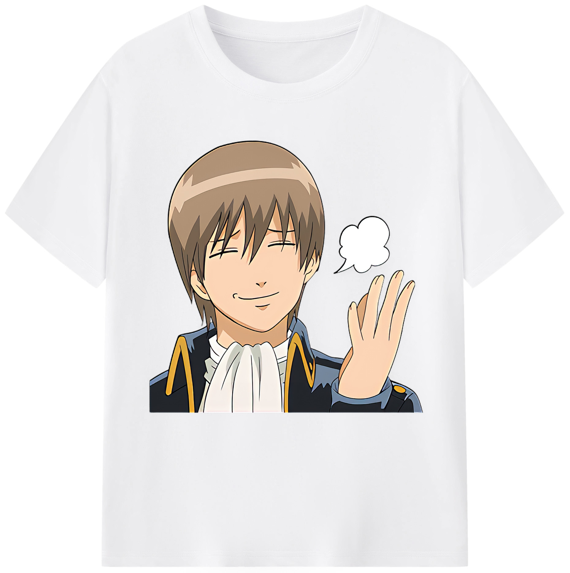 （画像用） ぎんたま 坂田銀時（さかたぎんとき） 神楽 志村新八（しむら しんぱち） GINTAMA Sakata Gintoki Kagura Shimura Shinpachi 綿100％半袖Tシャツ（フロントプリント）
