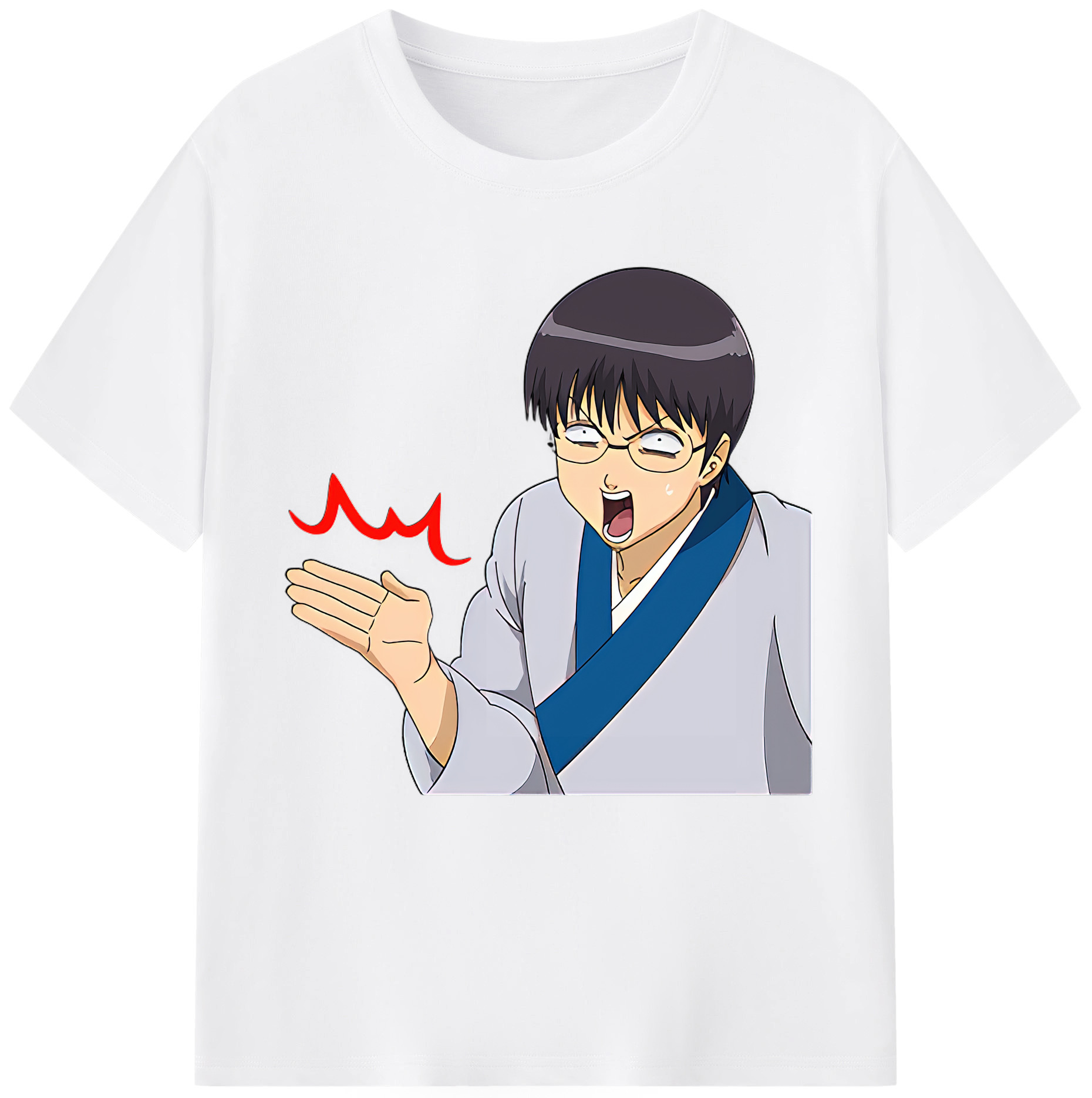（画像用） ぎんたま 坂田銀時（さかたぎんとき） 神楽 志村新八（しむら しんぱち） GINTAMA Sakata Gintoki Kagura Shimura Shinpachi 綿100％半袖Tシャツ（フロントプリント）