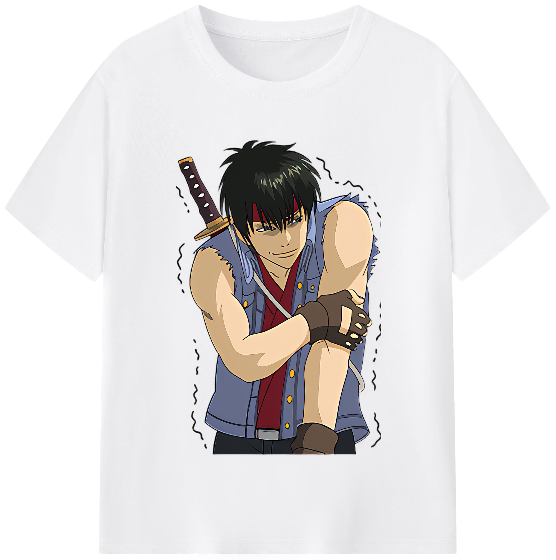 （画像用） ぎんたま 坂田銀時（さかたぎんとき） 神楽 志村新八（しむら しんぱち） GINTAMA Sakata Gintoki Kagura Shimura Shinpachi 綿100％半袖Tシャツ（フロントプリント）