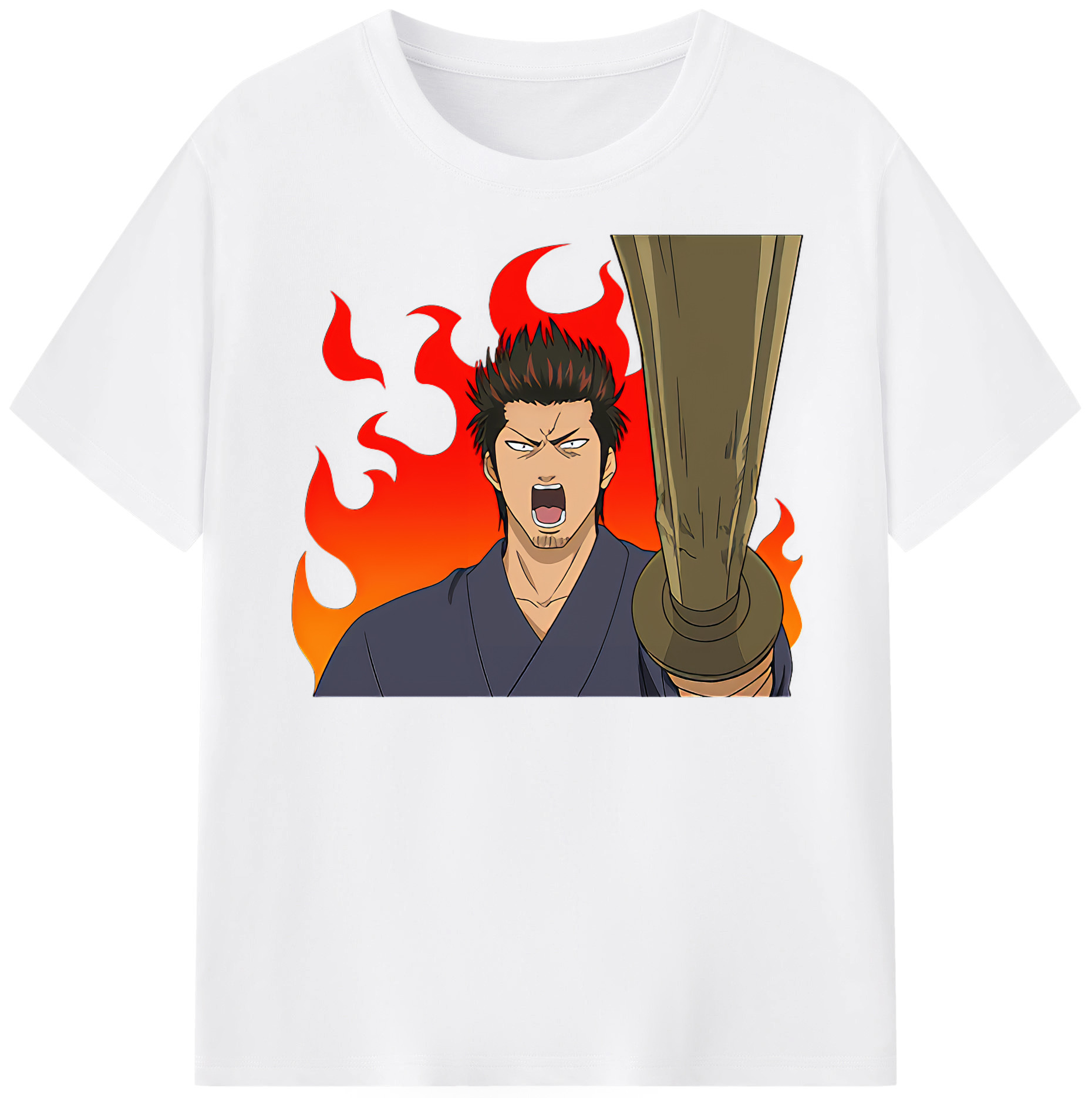 （画像用） ぎんたま 坂田銀時（さかたぎんとき） 神楽 志村新八（しむら しんぱち） GINTAMA Sakata Gintoki Kagura Shimura Shinpachi 綿100％半袖Tシャツ（フロントプリント）