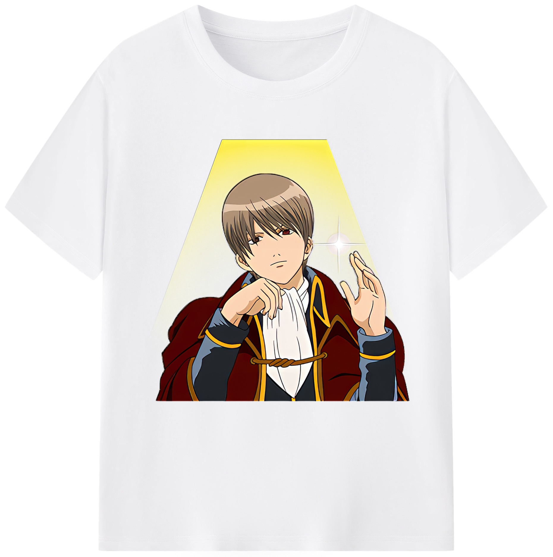 （画像用） ぎんたま 坂田銀時（さかたぎんとき） 神楽 志村新八（しむら しんぱち） GINTAMA Sakata Gintoki Kagura Shimura Shinpachi 綿100％半袖Tシャツ（フロントプリント）