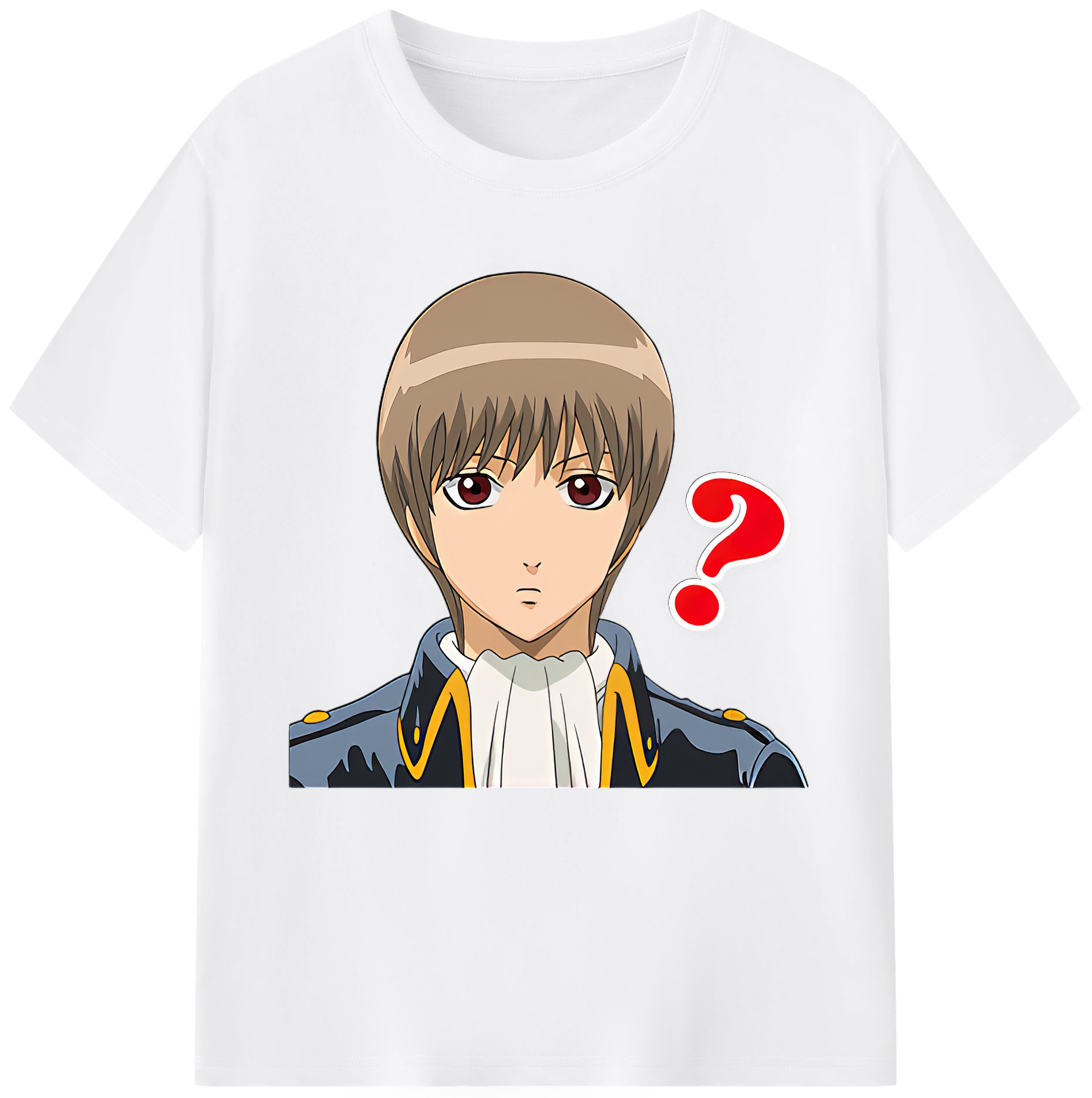 （画像用） ぎんたま 坂田銀時（さかたぎんとき） 神楽 志村新八（しむら しんぱち） GINTAMA Sakata Gintoki Kagura Shimura Shinpachi 綿100％半袖Tシャツ（フロントプリント）