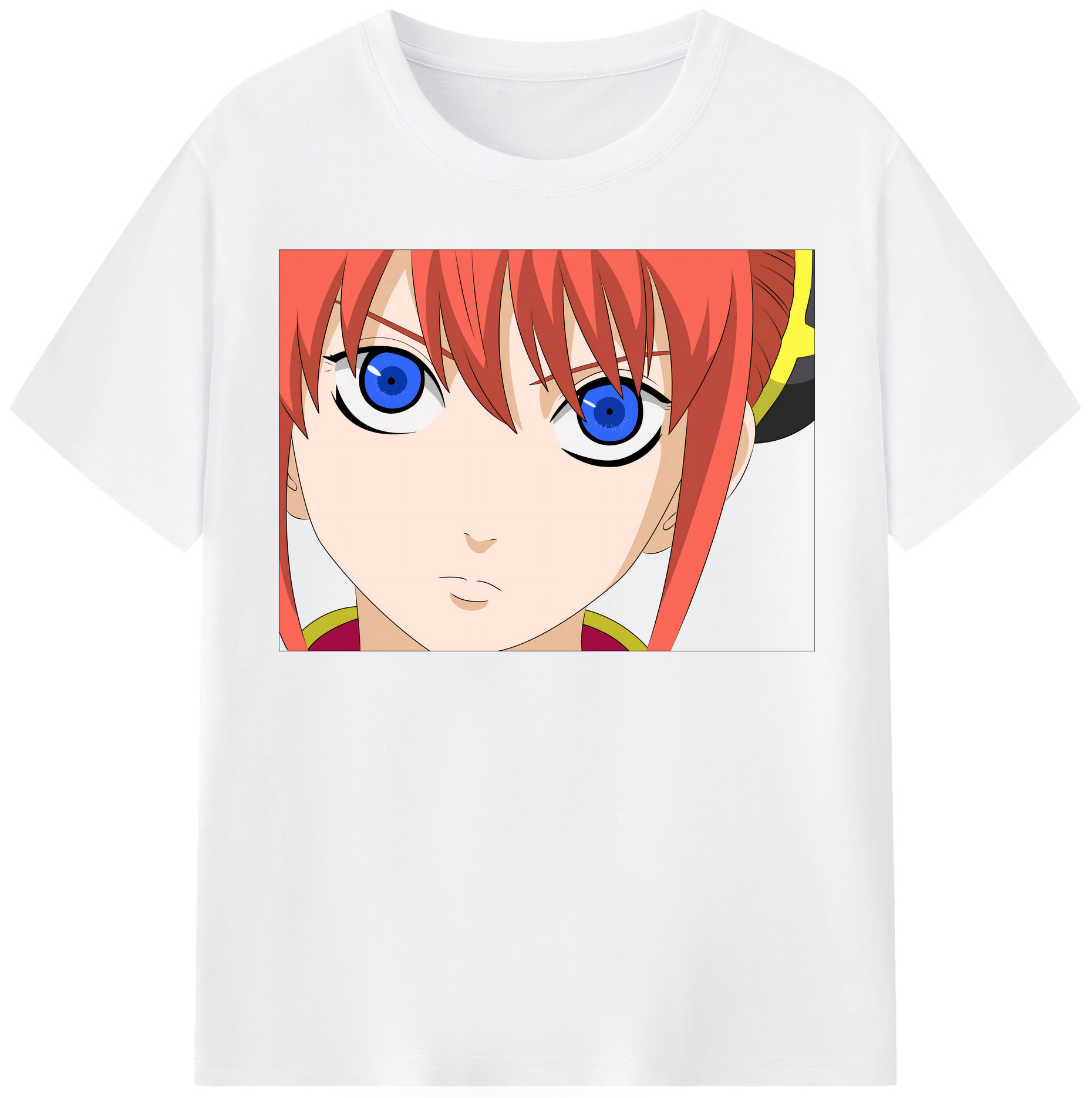 （画像用） ぎんたま 坂田銀時（さかたぎんとき） 神楽 志村新八（しむら しんぱち） GINTAMA Sakata Gintoki Kagura Shimura Shinpachi 綿100％半袖Tシャツ（フロントプリント）