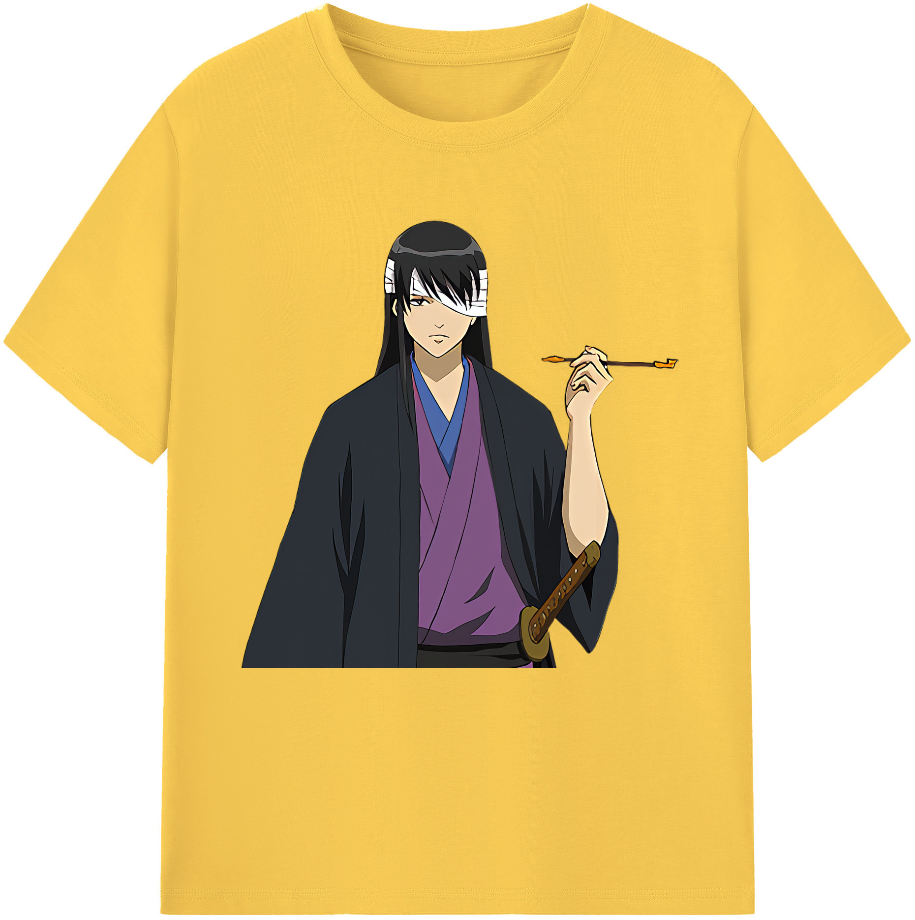 （画像用） ぎんたま 坂田銀時（さかたぎんとき） 神楽 志村新八（しむら しんぱち） GINTAMA Sakata Gintoki Kagura Shimura Shinpachi 綿100％半袖Tシャツ（フロントプリント）