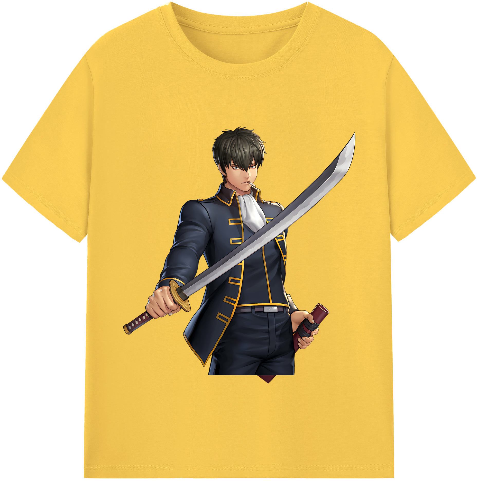 （画像用） ぎんたま 坂田銀時（さかたぎんとき） 神楽 志村新八（しむら しんぱち） GINTAMA Sakata Gintoki Kagura Shimura Shinpachi 綿100％半袖Tシャツ（フロントプリント）