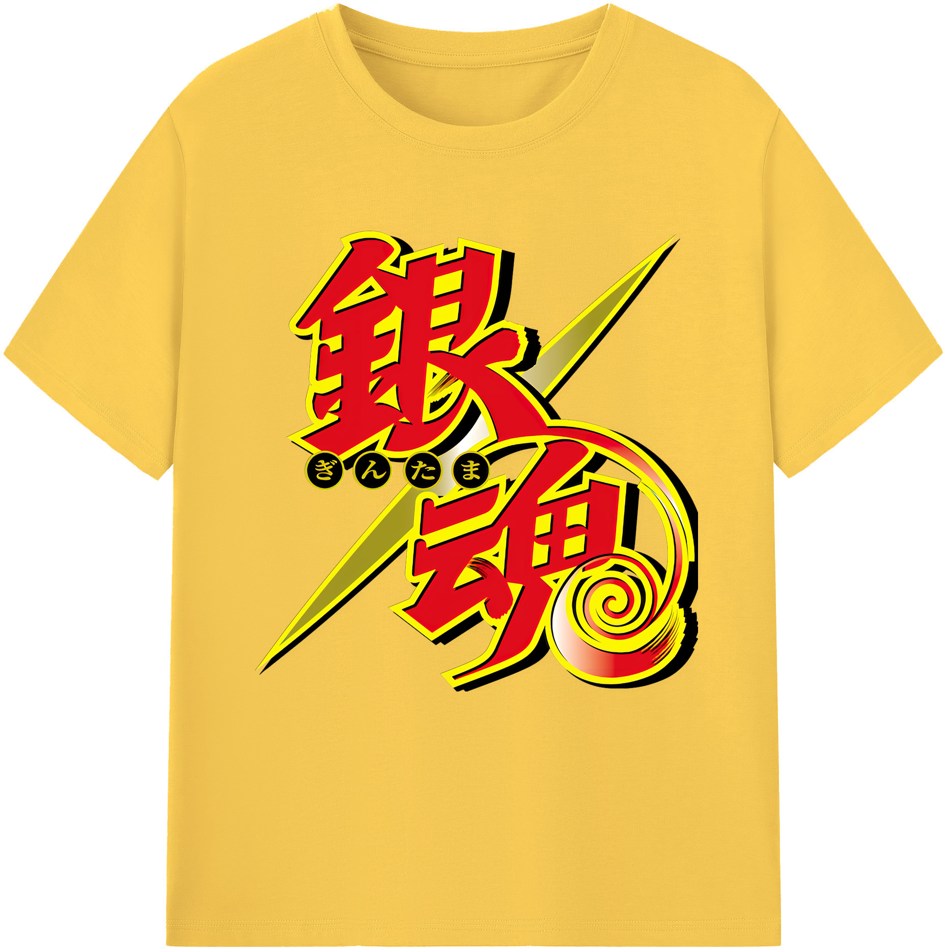 （画像用） ぎんたま 坂田銀時（さかたぎんとき） 神楽 志村新八（しむら しんぱち） GINTAMA Sakata Gintoki Kagura Shimura Shinpachi 綿100％半袖Tシャツ（フロントプリント）
