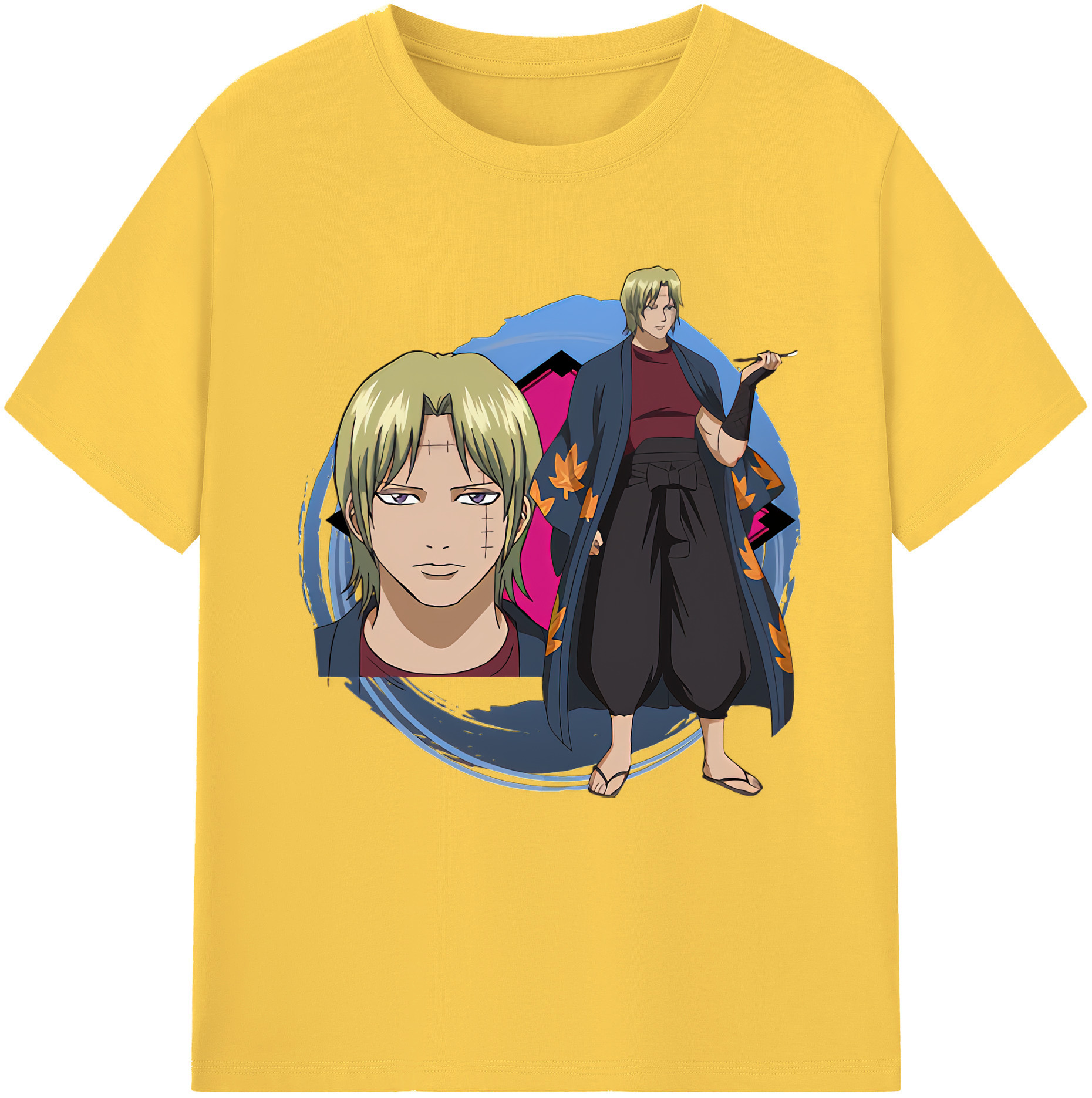 （画像用） ぎんたま 坂田銀時（さかたぎんとき） 神楽 志村新八（しむら しんぱち） GINTAMA Sakata Gintoki Kagura Shimura Shinpachi 綿100％半袖Tシャツ（フロントプリント）