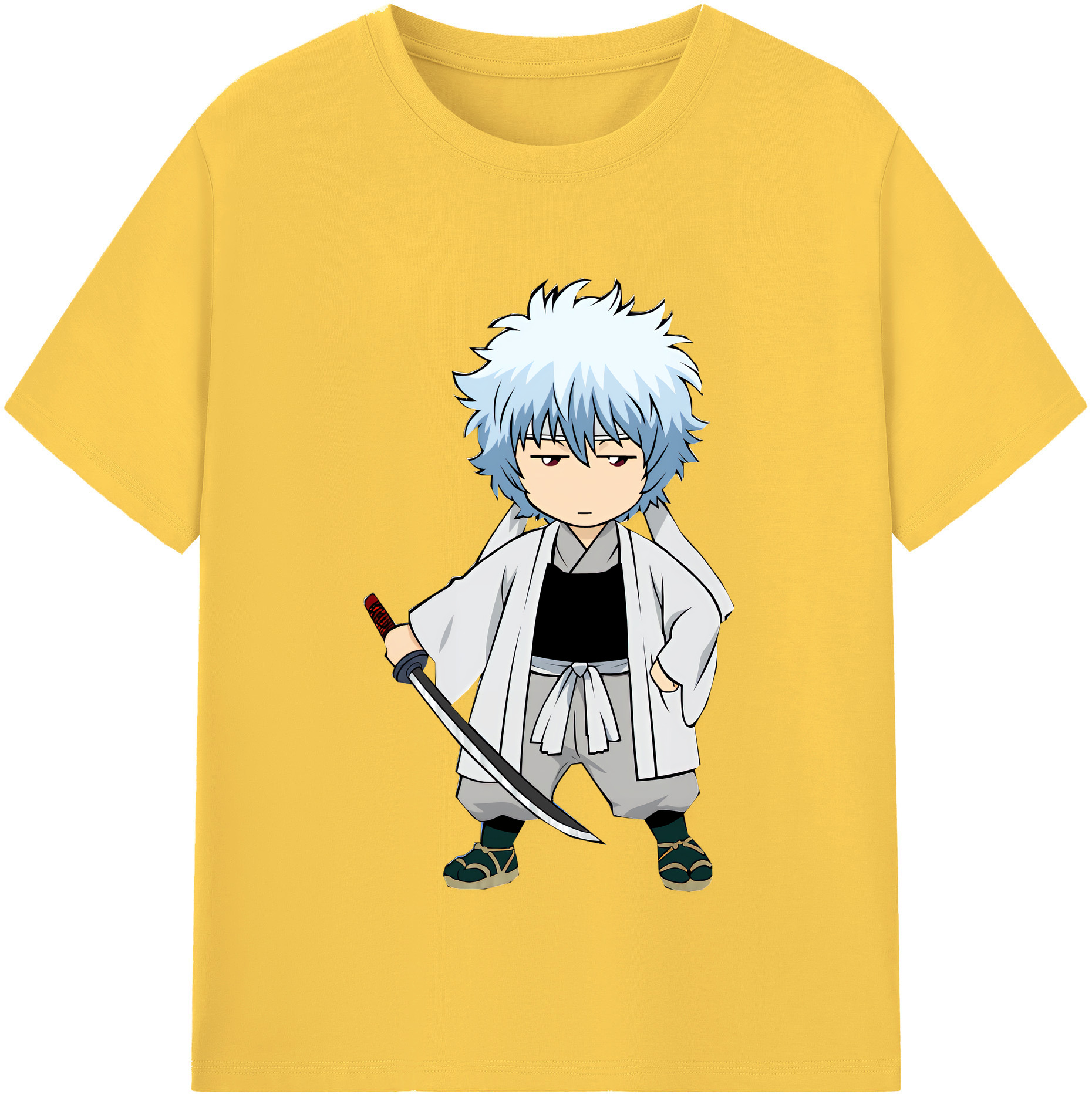 （画像用） ぎんたま 坂田銀時（さかたぎんとき） 神楽 志村新八（しむら しんぱち） GINTAMA Sakata Gintoki Kagura Shimura Shinpachi 綿100％半袖Tシャツ（フロントプリント）