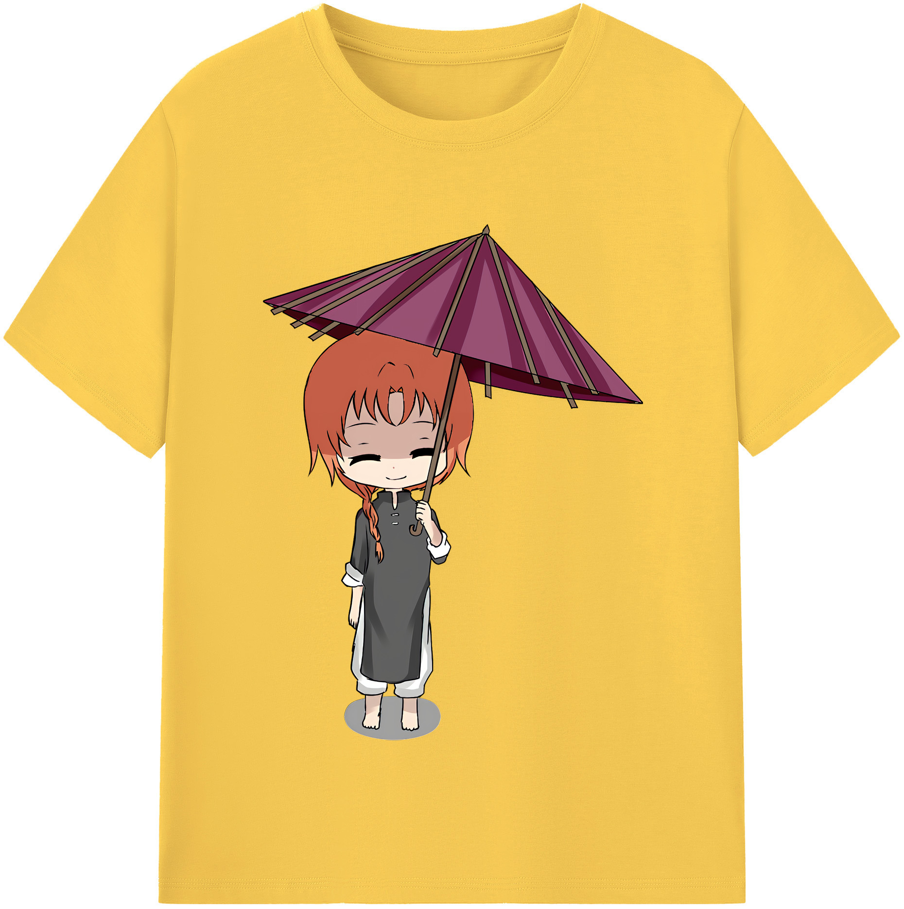 （画像用） ぎんたま 坂田銀時（さかたぎんとき） 神楽 志村新八（しむら しんぱち） GINTAMA Sakata Gintoki Kagura Shimura Shinpachi 綿100％半袖Tシャツ（フロントプリント）