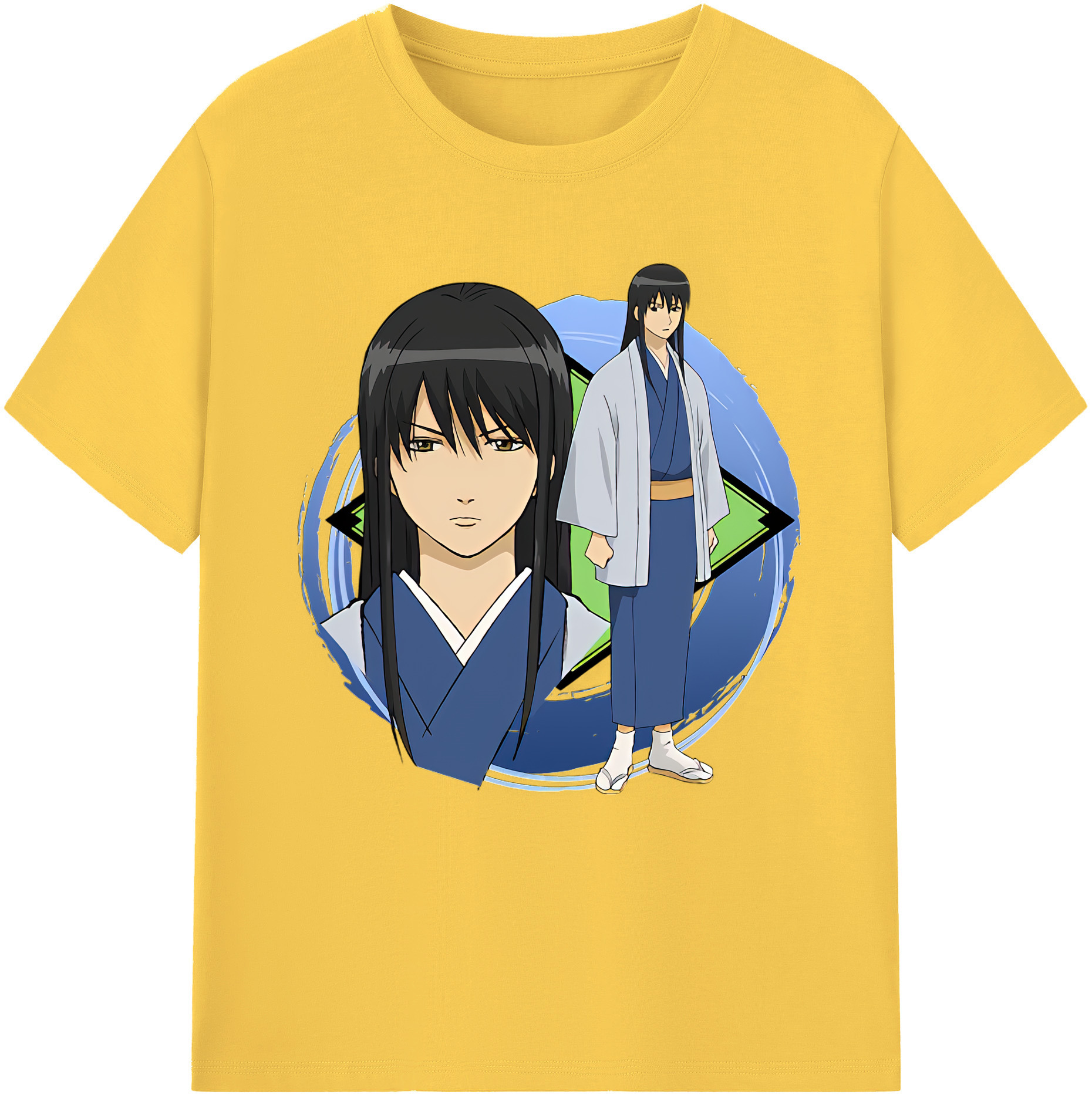 （画像用） ぎんたま 坂田銀時（さかたぎんとき） 神楽 志村新八（しむら しんぱち） GINTAMA Sakata Gintoki Kagura Shimura Shinpachi 綿100％半袖Tシャツ（フロントプリント）