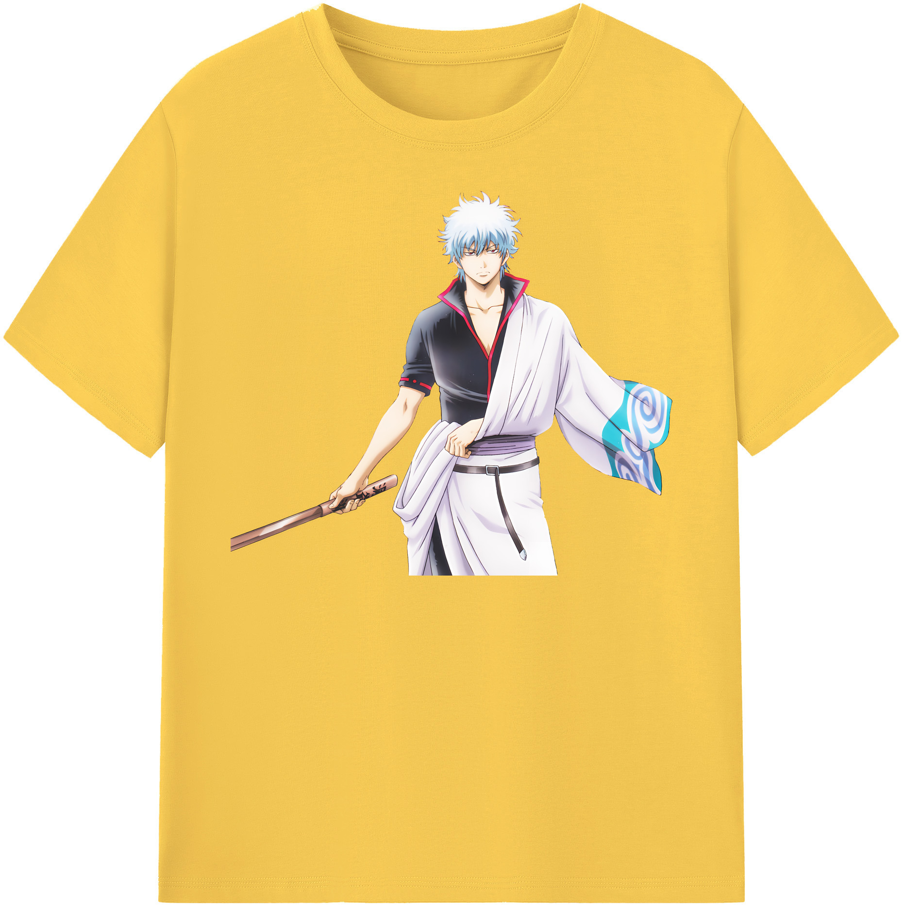（画像用） ぎんたま 坂田銀時（さかたぎんとき） 神楽 志村新八（しむら しんぱち） GINTAMA Sakata Gintoki Kagura Shimura Shinpachi 綿100％半袖Tシャツ（フロントプリント）