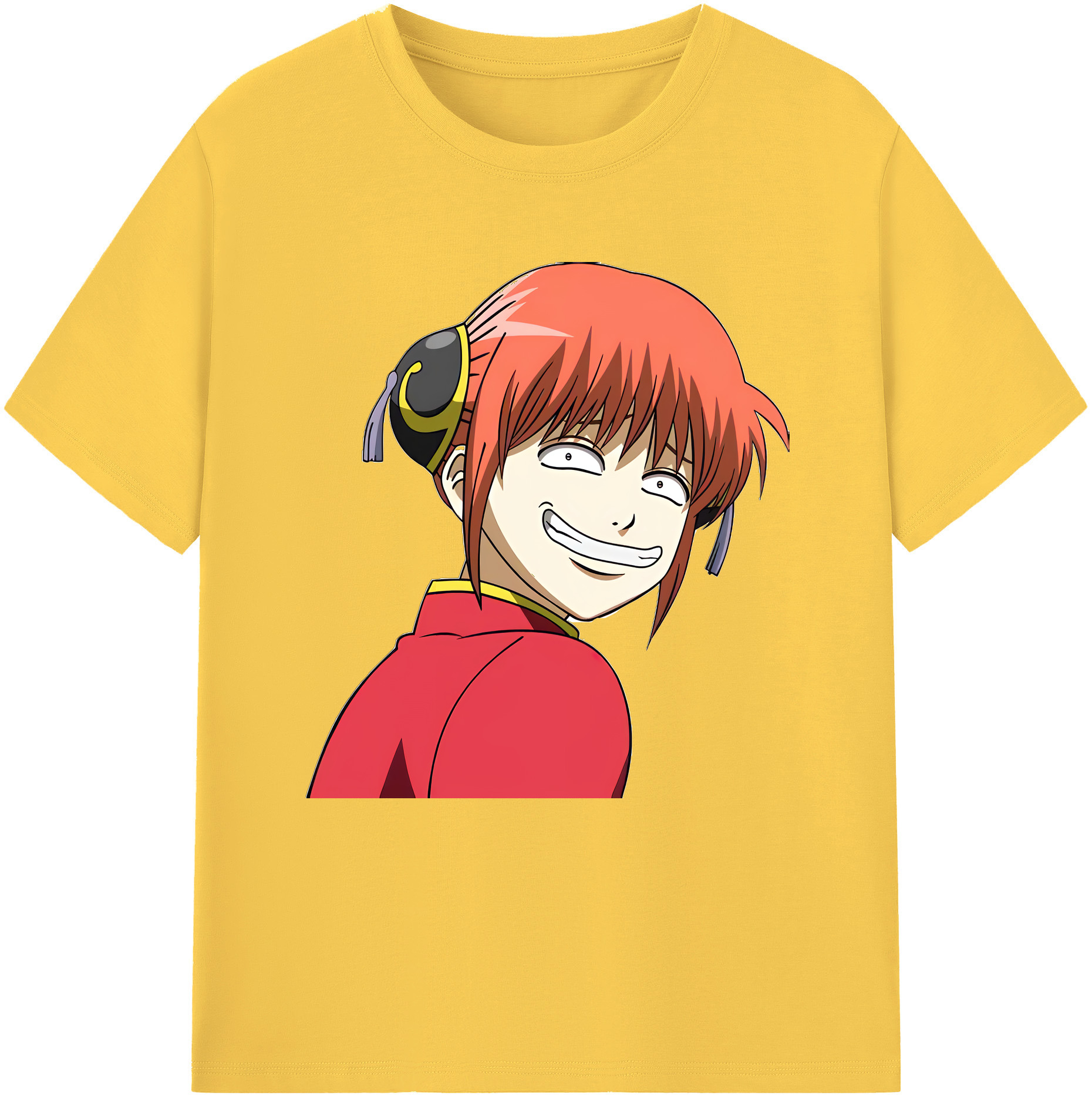 （画像用） ぎんたま 坂田銀時（さかたぎんとき） 神楽 志村新八（しむら しんぱち） GINTAMA Sakata Gintoki Kagura Shimura Shinpachi 綿100％半袖Tシャツ（フロントプリント）