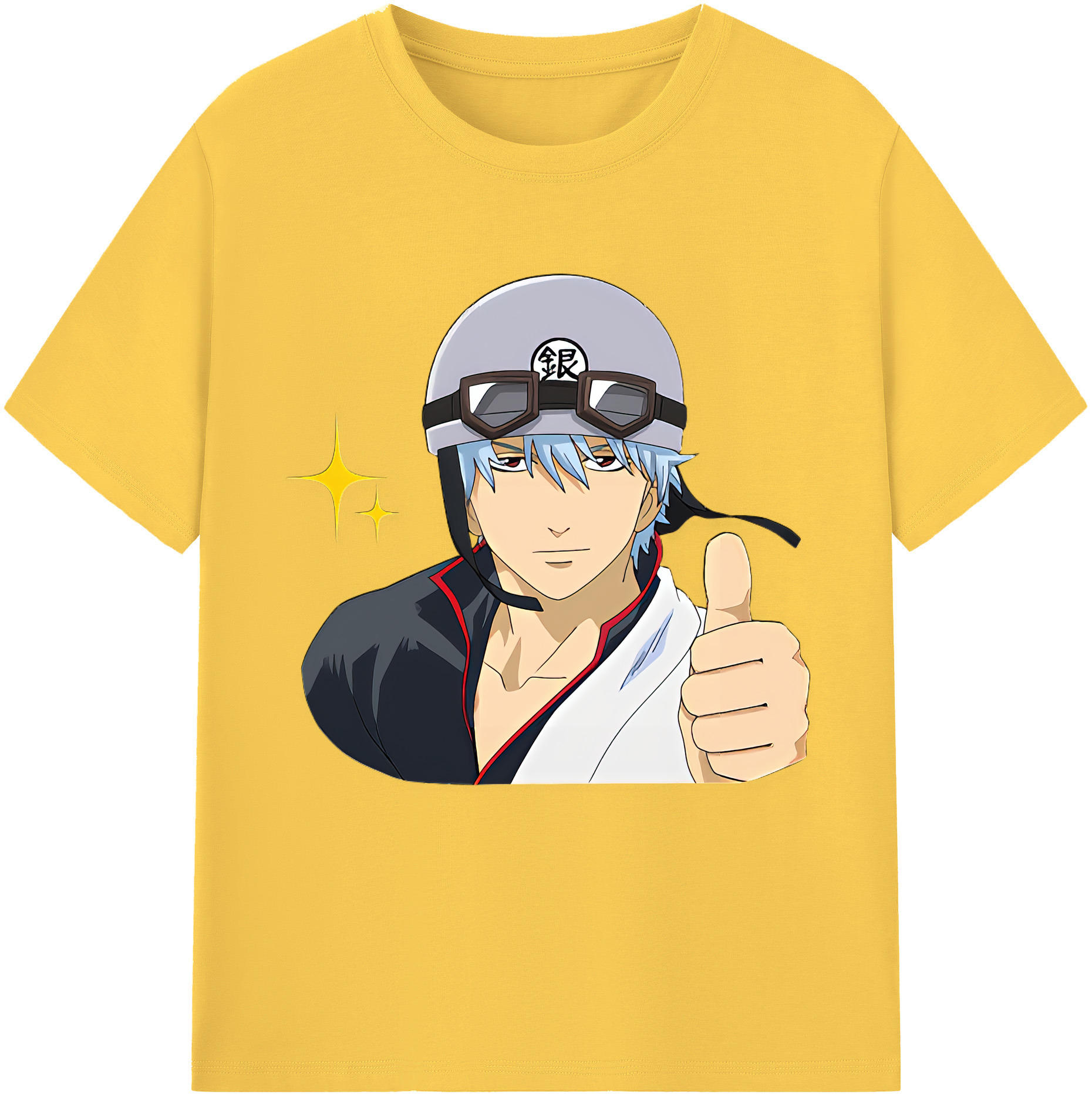 （画像用） ぎんたま 坂田銀時（さかたぎんとき） 神楽 志村新八（しむら しんぱち） GINTAMA Sakata Gintoki Kagura Shimura Shinpachi 綿100％半袖Tシャツ（フロントプリント）