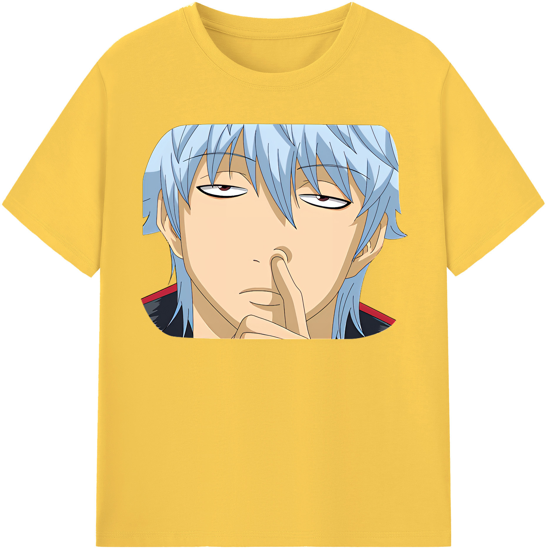（画像用） ぎんたま 坂田銀時（さかたぎんとき） 神楽 志村新八（しむら しんぱち） GINTAMA Sakata Gintoki Kagura Shimura Shinpachi 綿100％半袖Tシャツ（フロントプリント）