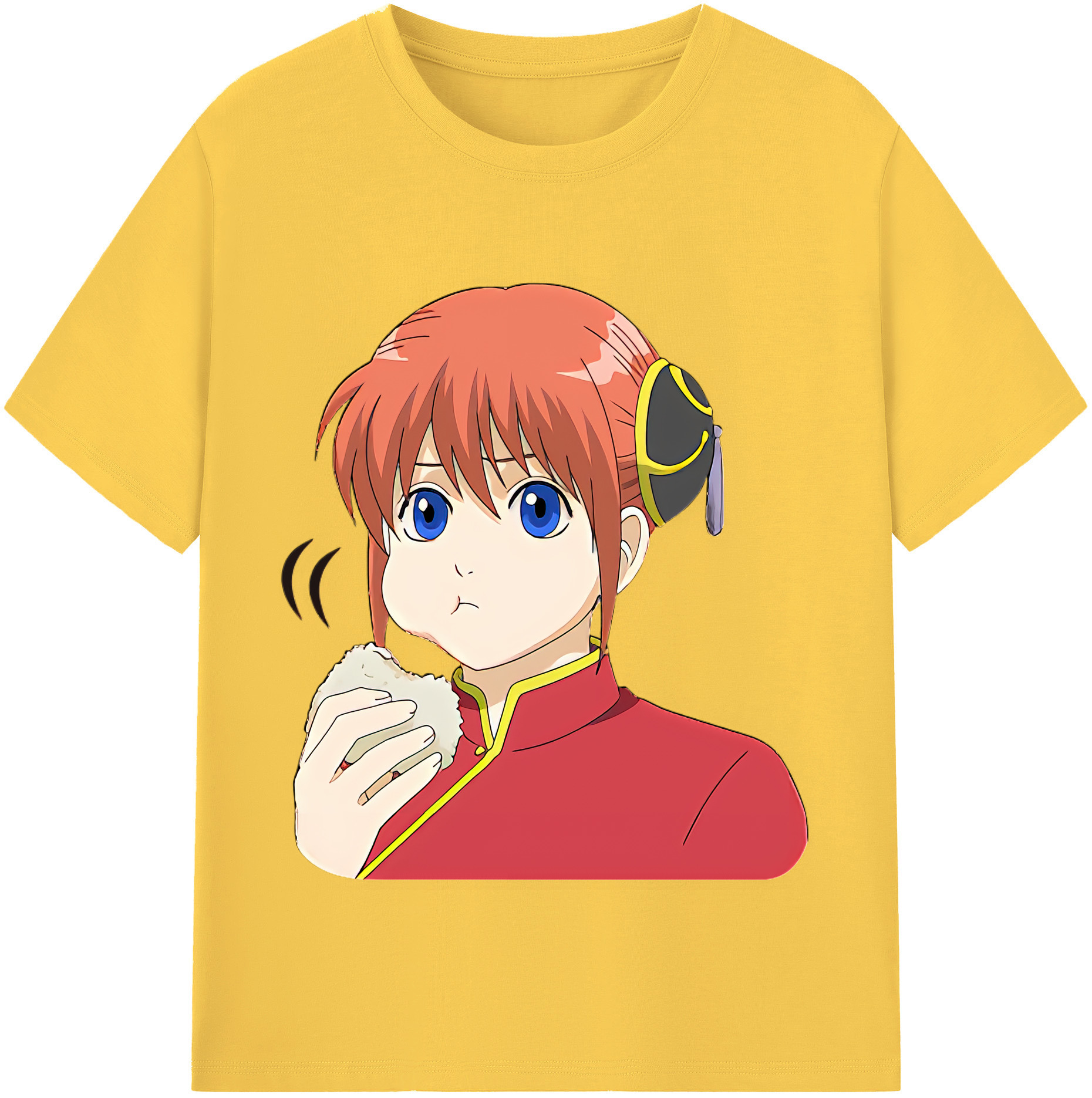 （画像用） ぎんたま 坂田銀時（さかたぎんとき） 神楽 志村新八（しむら しんぱち） GINTAMA Sakata Gintoki Kagura Shimura Shinpachi 綿100％半袖Tシャツ（フロントプリント）