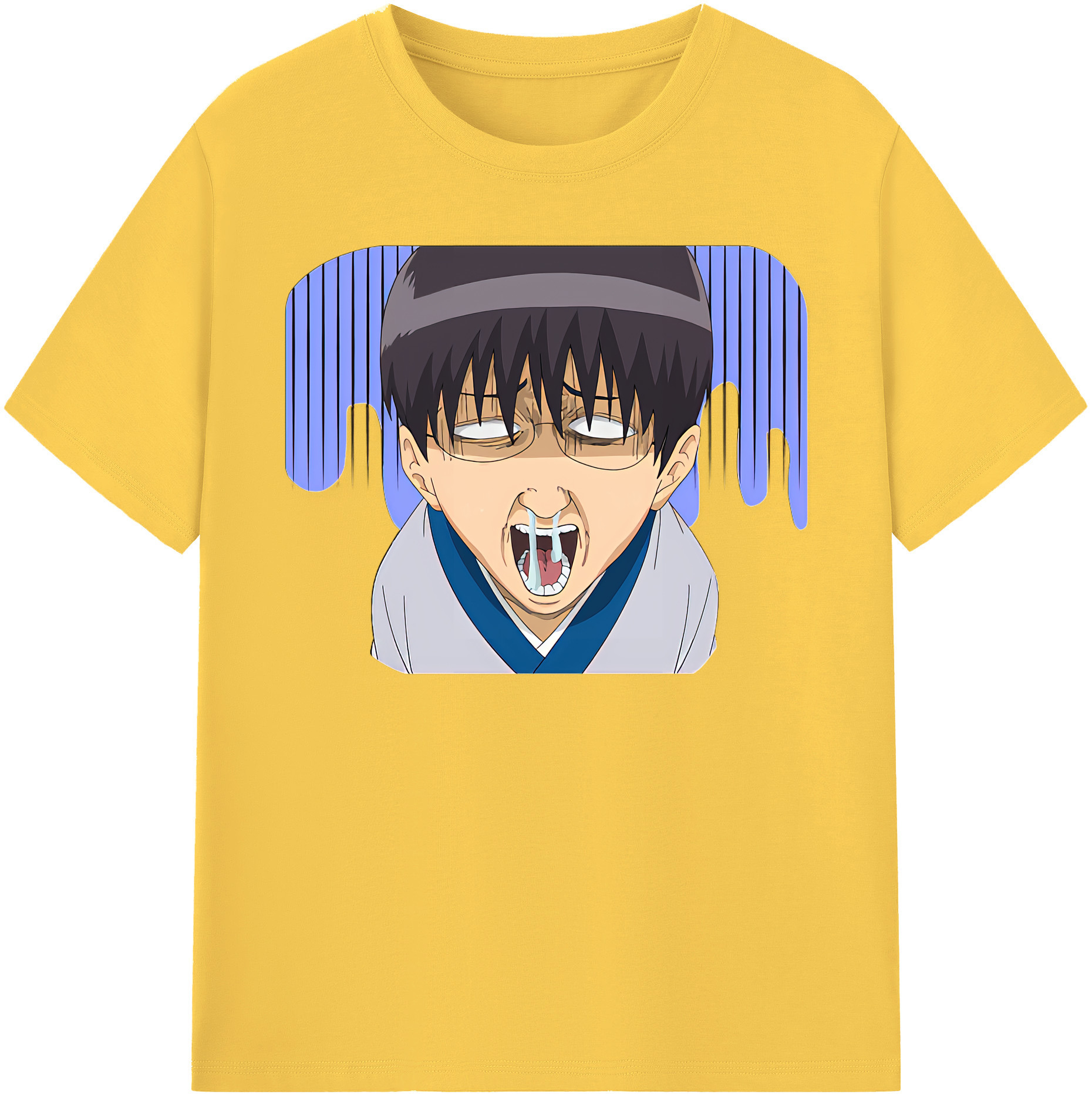 （画像用） ぎんたま 坂田銀時（さかたぎんとき） 神楽 志村新八（しむら しんぱち） GINTAMA Sakata Gintoki Kagura Shimura Shinpachi 綿100％半袖Tシャツ（フロントプリント）