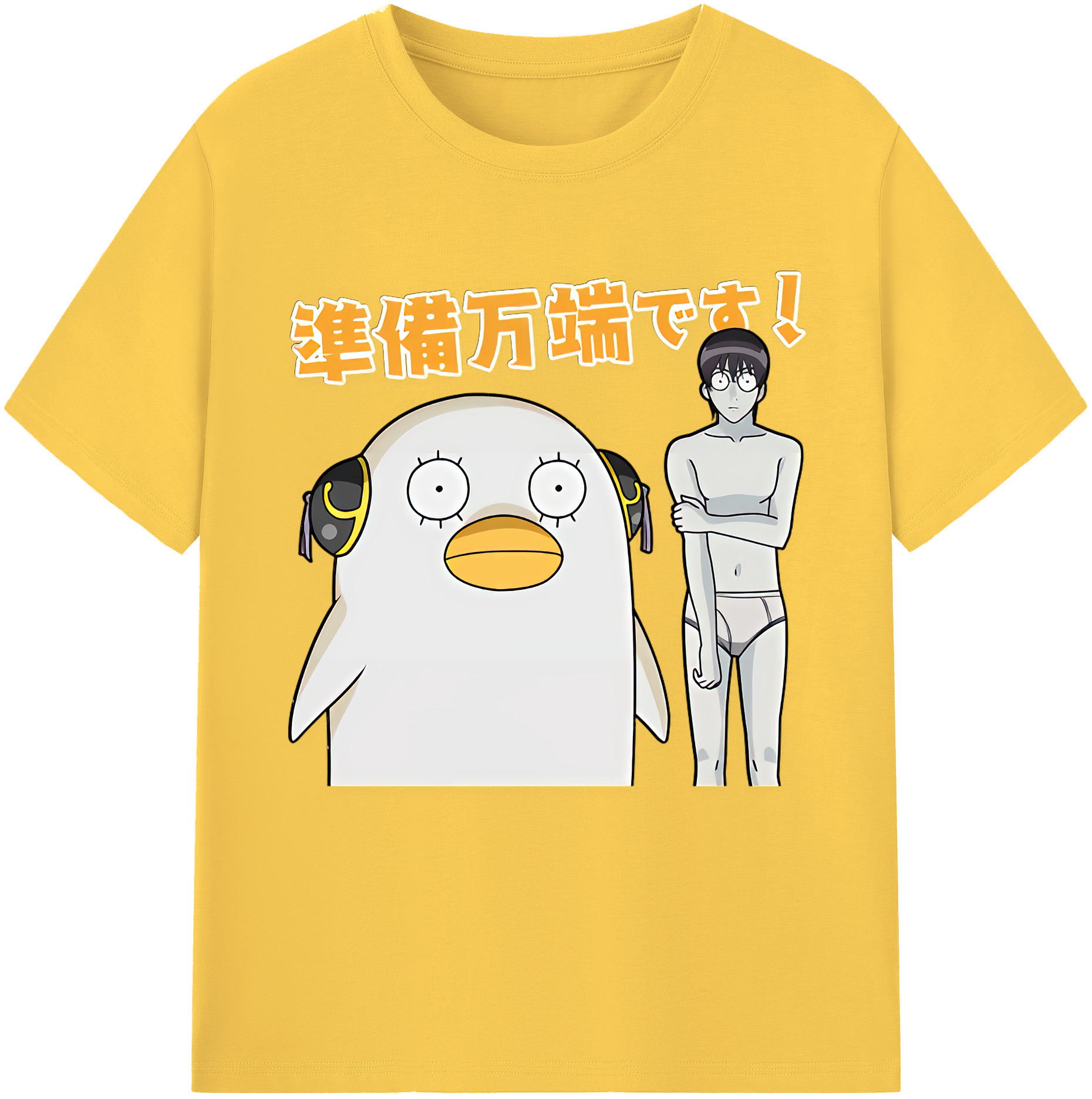 （画像用） ぎんたま 坂田銀時（さかたぎんとき） 神楽 志村新八（しむら しんぱち） GINTAMA Sakata Gintoki Kagura Shimura Shinpachi 綿100％半袖Tシャツ（フロントプリント）