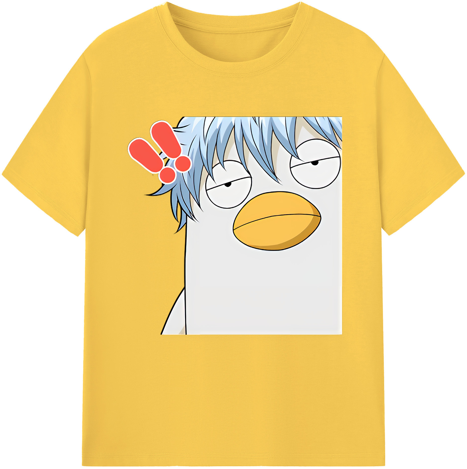 （画像用） ぎんたま 坂田銀時（さかたぎんとき） 神楽 志村新八（しむら しんぱち） GINTAMA Sakata Gintoki Kagura Shimura Shinpachi 綿100％半袖Tシャツ（フロントプリント）
