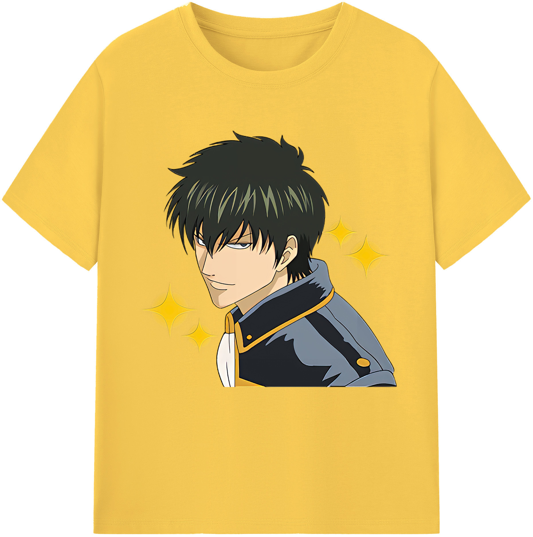 （画像用） ぎんたま 坂田銀時（さかたぎんとき） 神楽 志村新八（しむら しんぱち） GINTAMA Sakata Gintoki Kagura Shimura Shinpachi 綿100％半袖Tシャツ（フロントプリント）