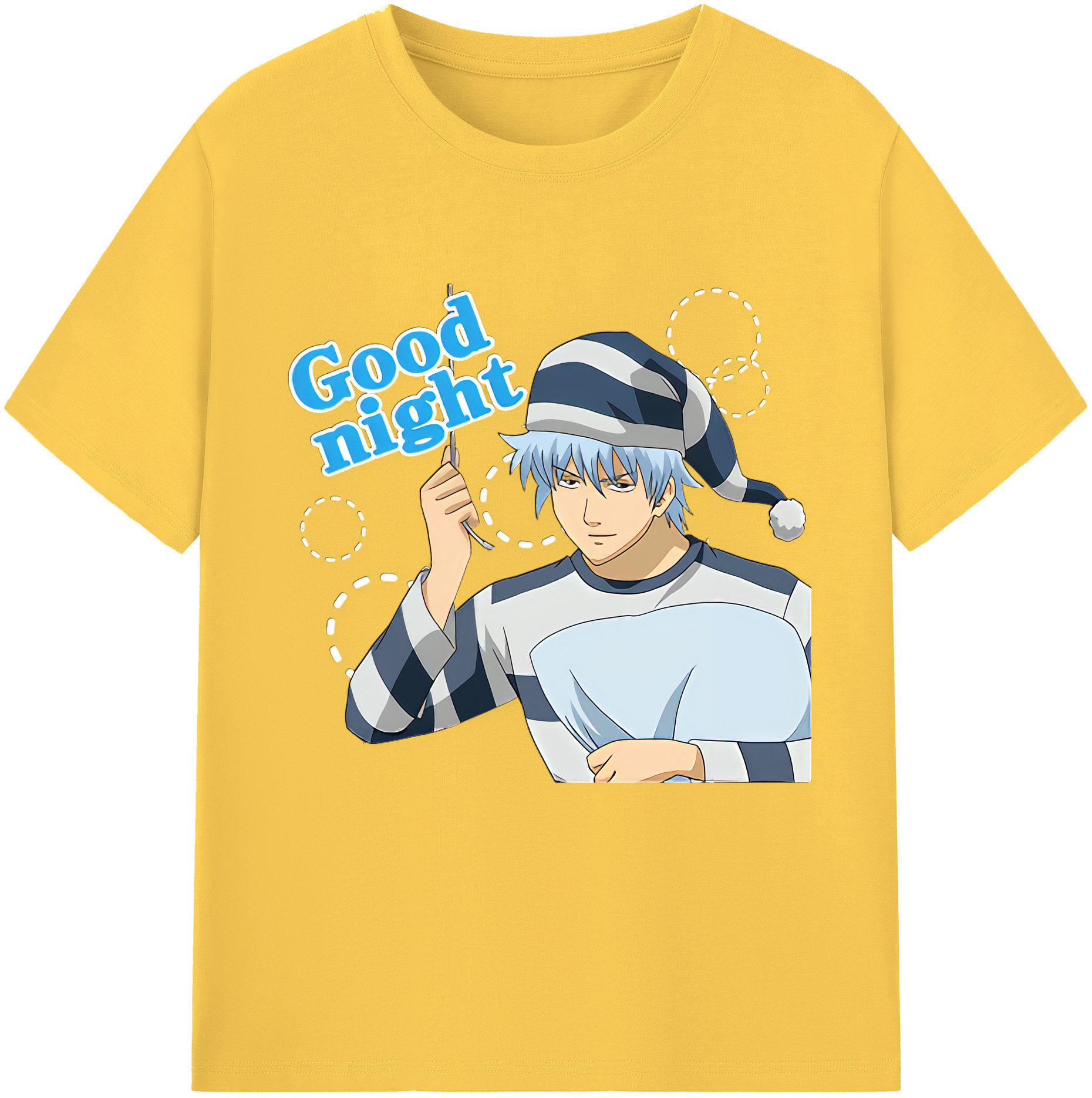 （画像用） ぎんたま 坂田銀時（さかたぎんとき） 神楽 志村新八（しむら しんぱち） GINTAMA Sakata Gintoki Kagura Shimura Shinpachi 綿100％半袖Tシャツ（フロントプリント）