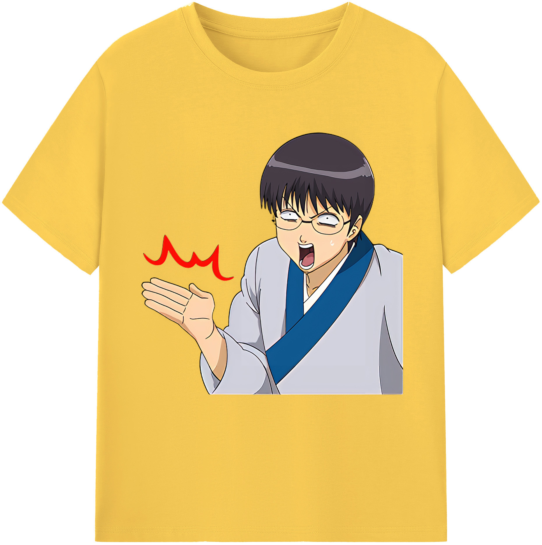 （画像用） ぎんたま 坂田銀時（さかたぎんとき） 神楽 志村新八（しむら しんぱち） GINTAMA Sakata Gintoki Kagura Shimura Shinpachi 綿100％半袖Tシャツ（フロントプリント）