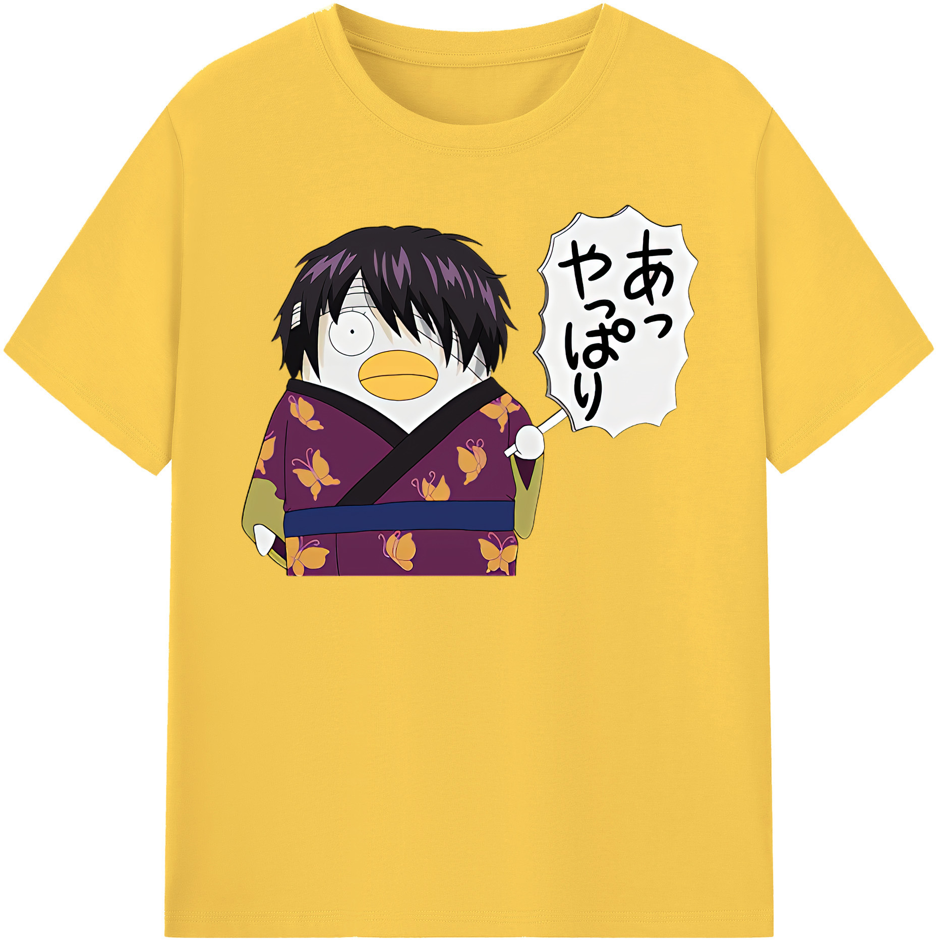 （画像用） ぎんたま 坂田銀時（さかたぎんとき） 神楽 志村新八（しむら しんぱち） GINTAMA Sakata Gintoki Kagura Shimura Shinpachi 綿100％半袖Tシャツ（フロントプリント）