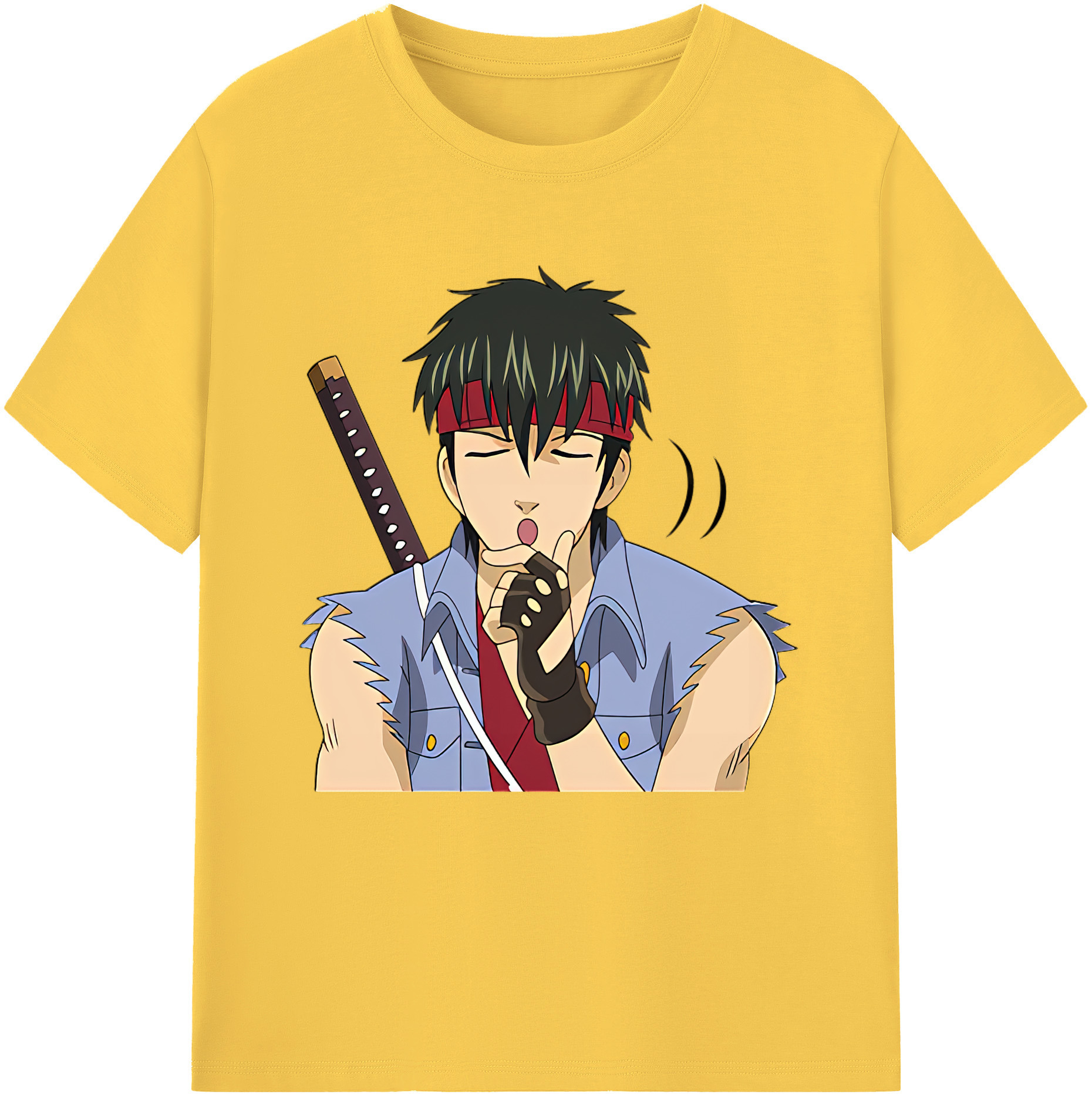 （画像用） ぎんたま 坂田銀時（さかたぎんとき） 神楽 志村新八（しむら しんぱち） GINTAMA Sakata Gintoki Kagura Shimura Shinpachi 綿100％半袖Tシャツ（フロントプリント）