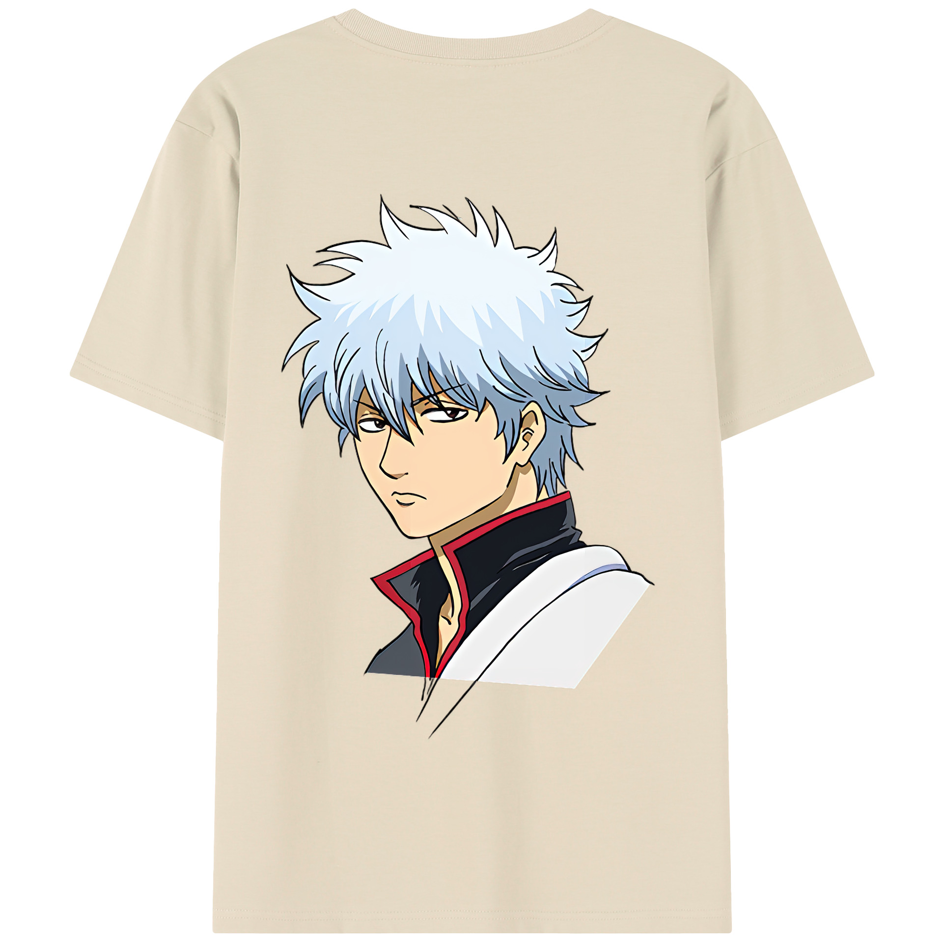 （画像用） ぎんたま 坂田銀時（さかたぎんとき） 神楽 志村新八（しむら しんぱち） GINTAMA Sakata Gintoki Kagura Shimura Shinpachi 綿100％半袖Tシャツ（背面プリント）