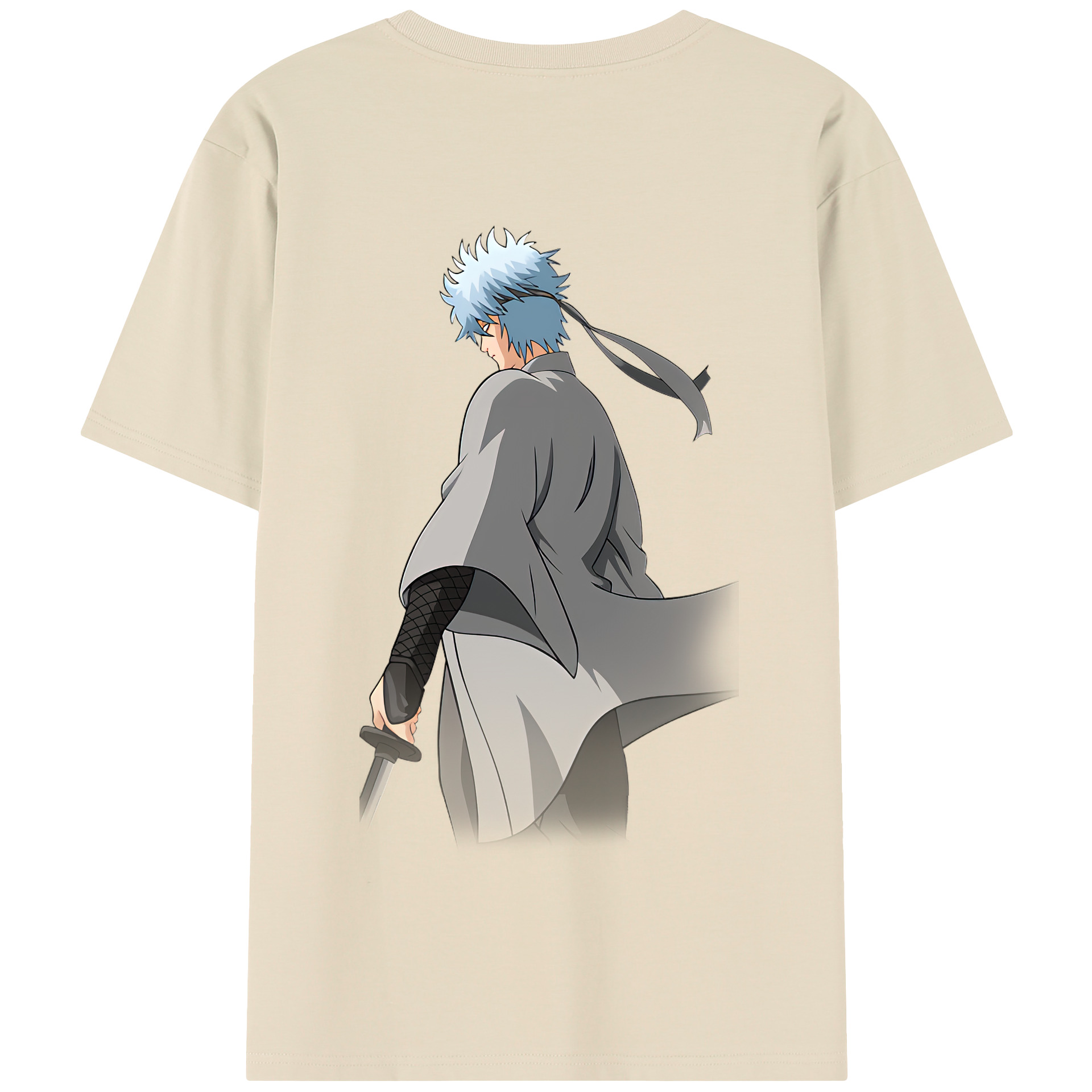（画像用） ぎんたま 坂田銀時（さかたぎんとき） 神楽 志村新八（しむら しんぱち） GINTAMA Sakata Gintoki Kagura Shimura Shinpachi 綿100％半袖Tシャツ（背面プリント）