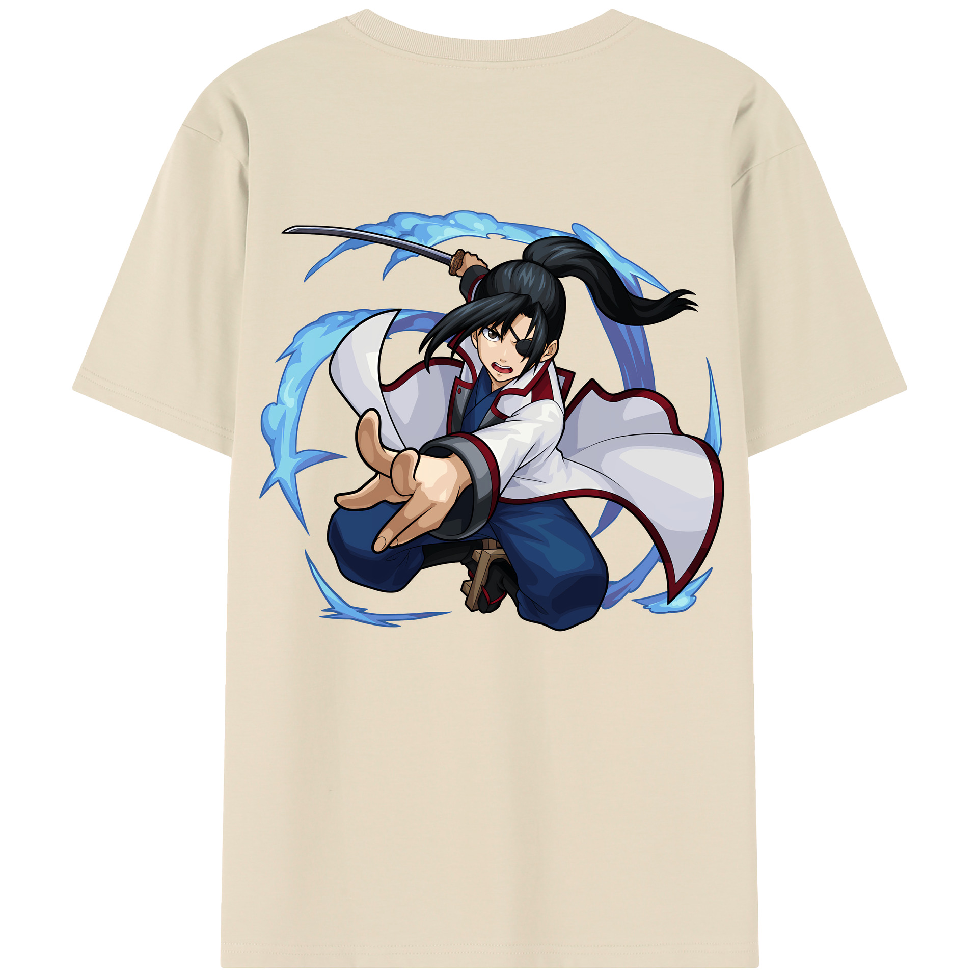 （画像用） ぎんたま 坂田銀時（さかたぎんとき） 神楽 志村新八（しむら しんぱち） GINTAMA Sakata Gintoki Kagura Shimura Shinpachi 綿100％半袖Tシャツ（背面プリント）