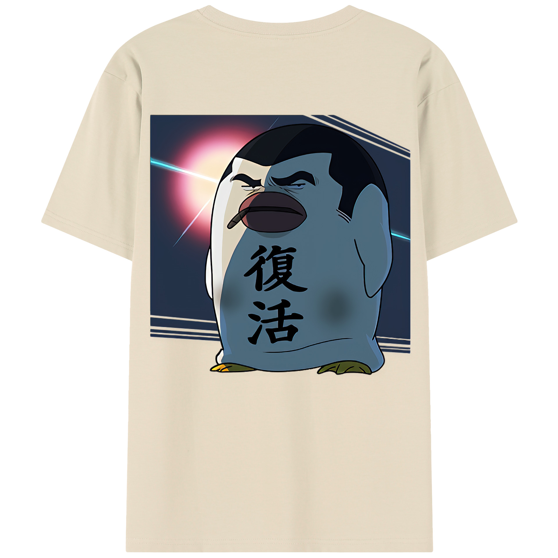 （画像用） ぎんたま 坂田銀時（さかたぎんとき） 神楽 志村新八（しむら しんぱち） GINTAMA Sakata Gintoki Kagura Shimura Shinpachi 綿100％半袖Tシャツ（背面プリント）