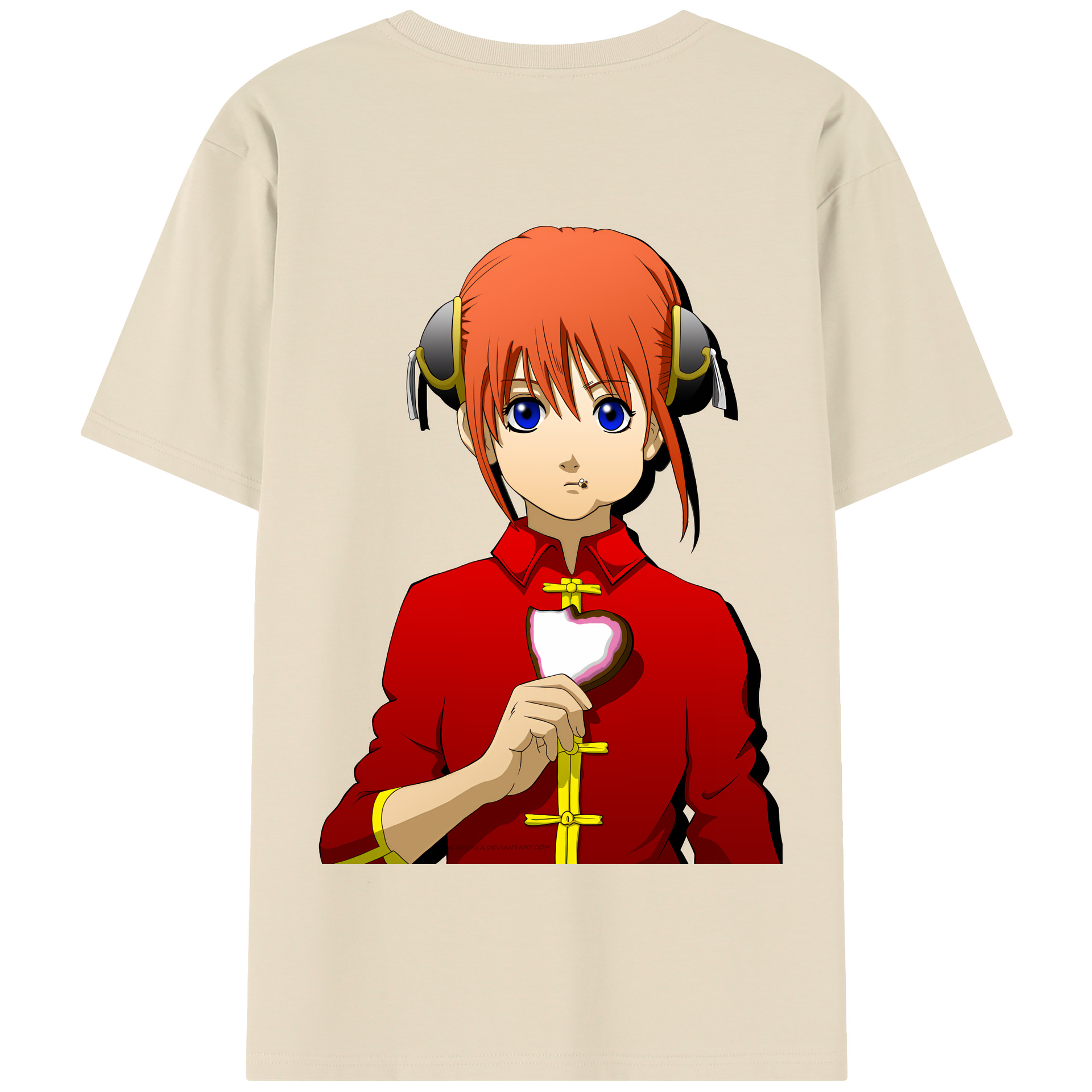 ぎんたま 坂田銀時（さかたぎんとき） 神楽 志村新八（しむら しんぱち） GINTAMA Sakata Gintoki Kagura Shimura Shinpachi 綿100％半袖Tシャツ（背面プリント）