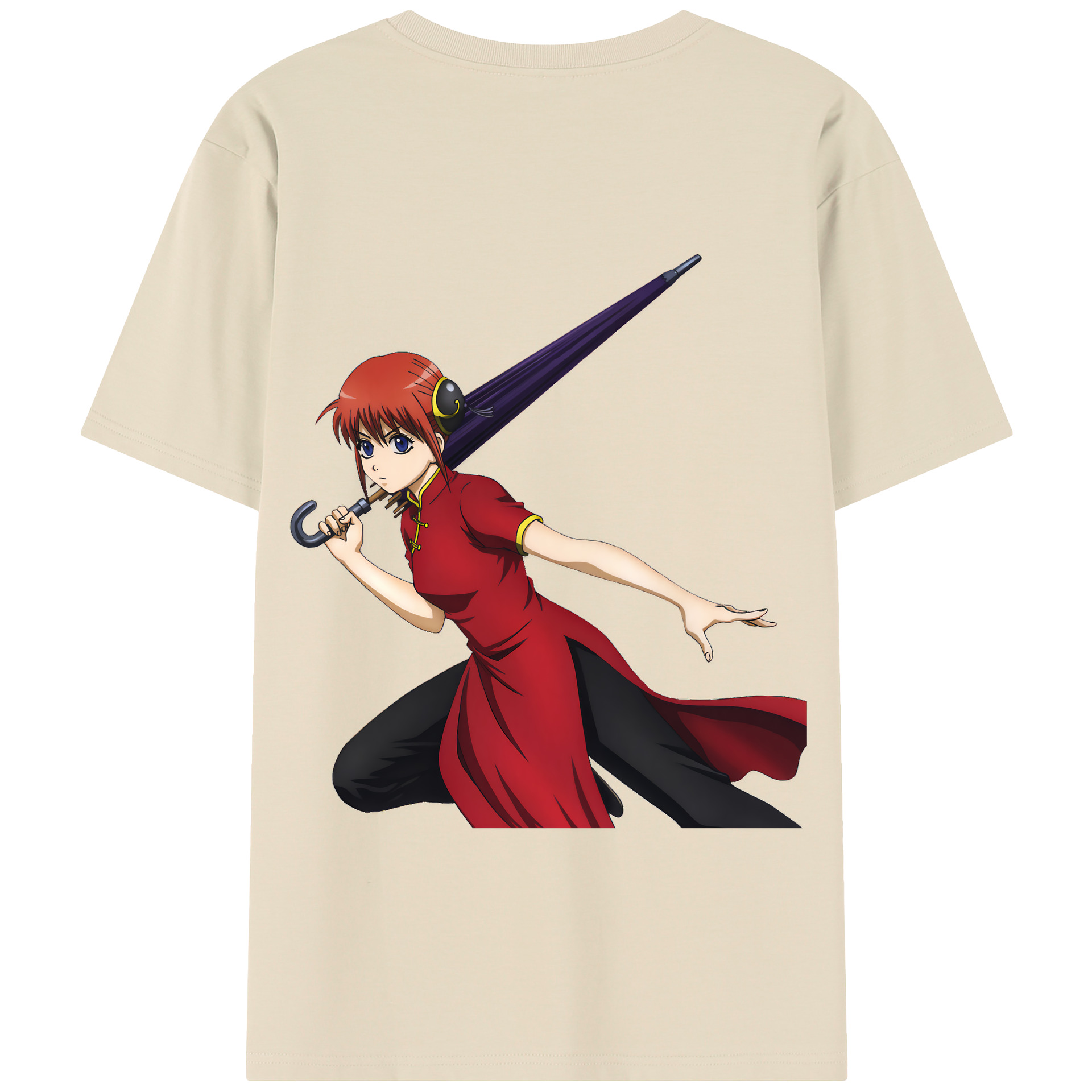 （画像用） ぎんたま 坂田銀時（さかたぎんとき） 神楽 志村新八（しむら しんぱち） GINTAMA Sakata Gintoki Kagura Shimura Shinpachi 綿100％半袖Tシャツ（背面プリント）