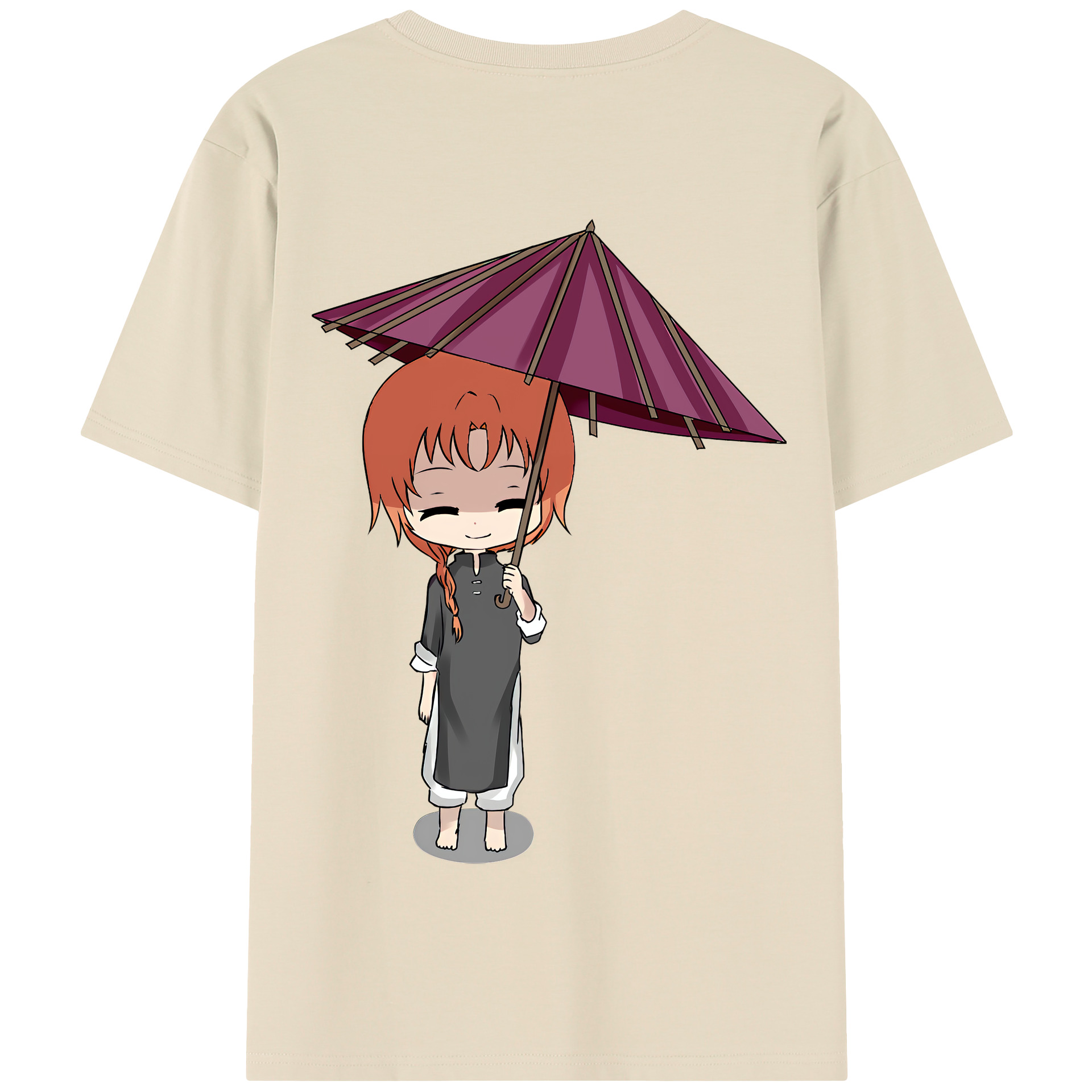 （画像用） ぎんたま 坂田銀時（さかたぎんとき） 神楽 志村新八（しむら しんぱち） GINTAMA Sakata Gintoki Kagura Shimura Shinpachi 綿100％半袖Tシャツ（背面プリント）