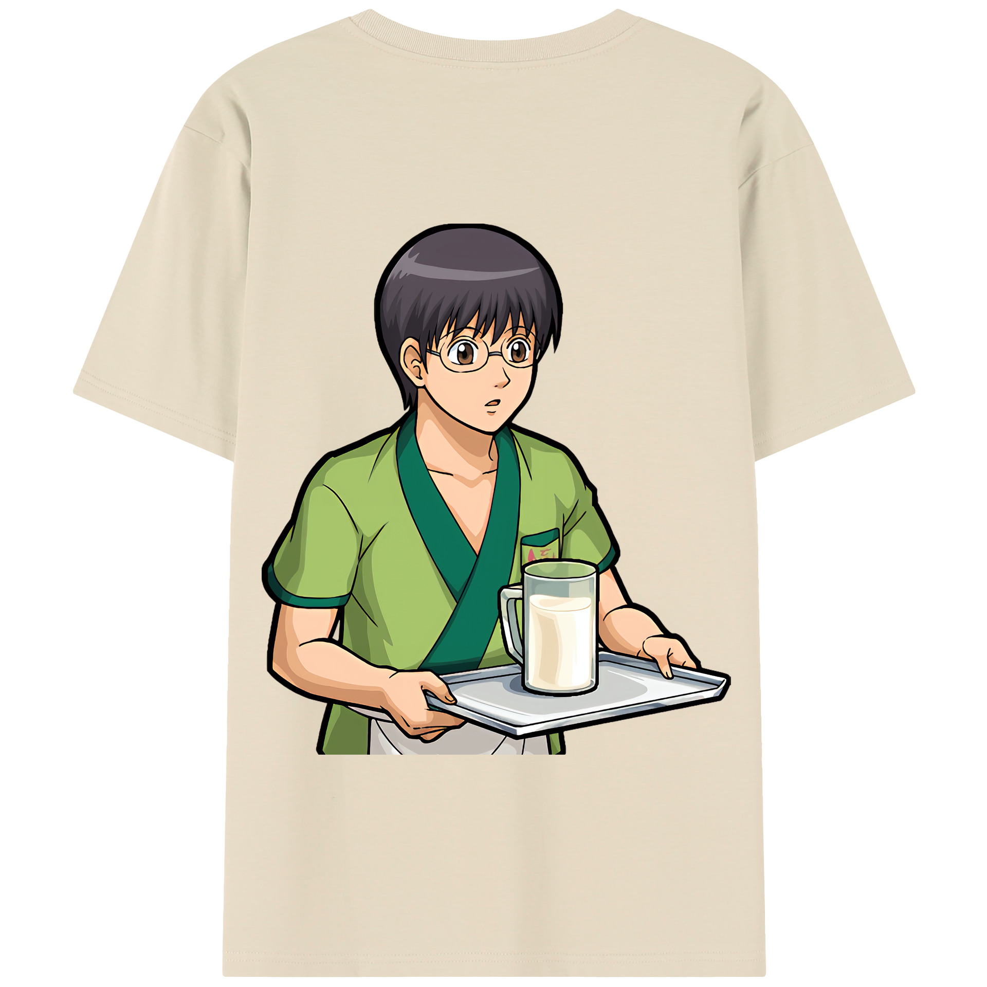 （画像用） ぎんたま 坂田銀時（さかたぎんとき） 神楽 志村新八（しむら しんぱち） GINTAMA Sakata Gintoki Kagura Shimura Shinpachi 綿100％半袖Tシャツ（背面プリント）