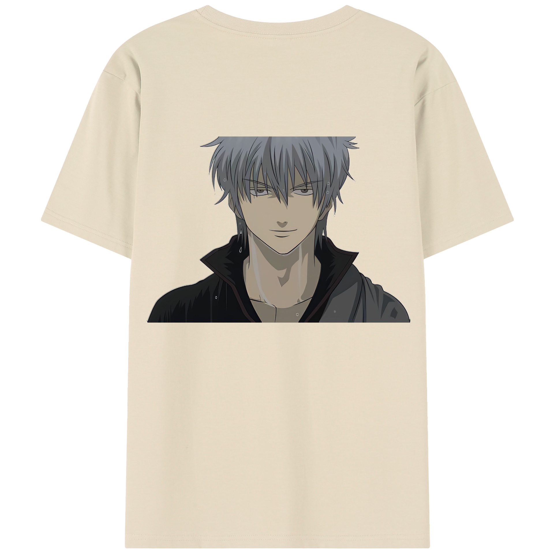 （画像用） ぎんたま 坂田銀時（さかたぎんとき） 神楽 志村新八（しむら しんぱち） GINTAMA Sakata Gintoki Kagura Shimura Shinpachi 綿100％半袖Tシャツ（背面プリント）