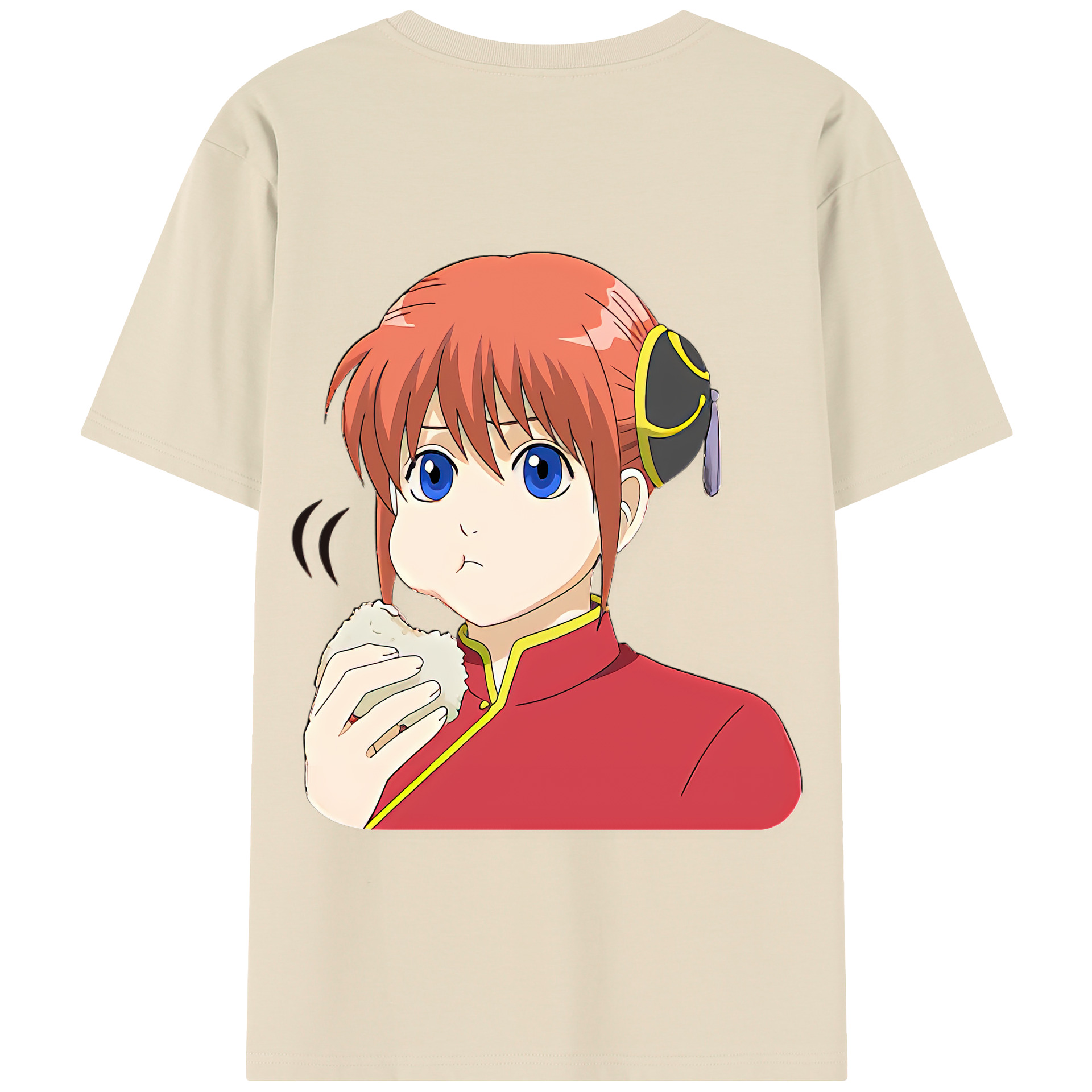 （画像用） ぎんたま 坂田銀時（さかたぎんとき） 神楽 志村新八（しむら しんぱち） GINTAMA Sakata Gintoki Kagura Shimura Shinpachi 綿100％半袖Tシャツ（背面プリント）