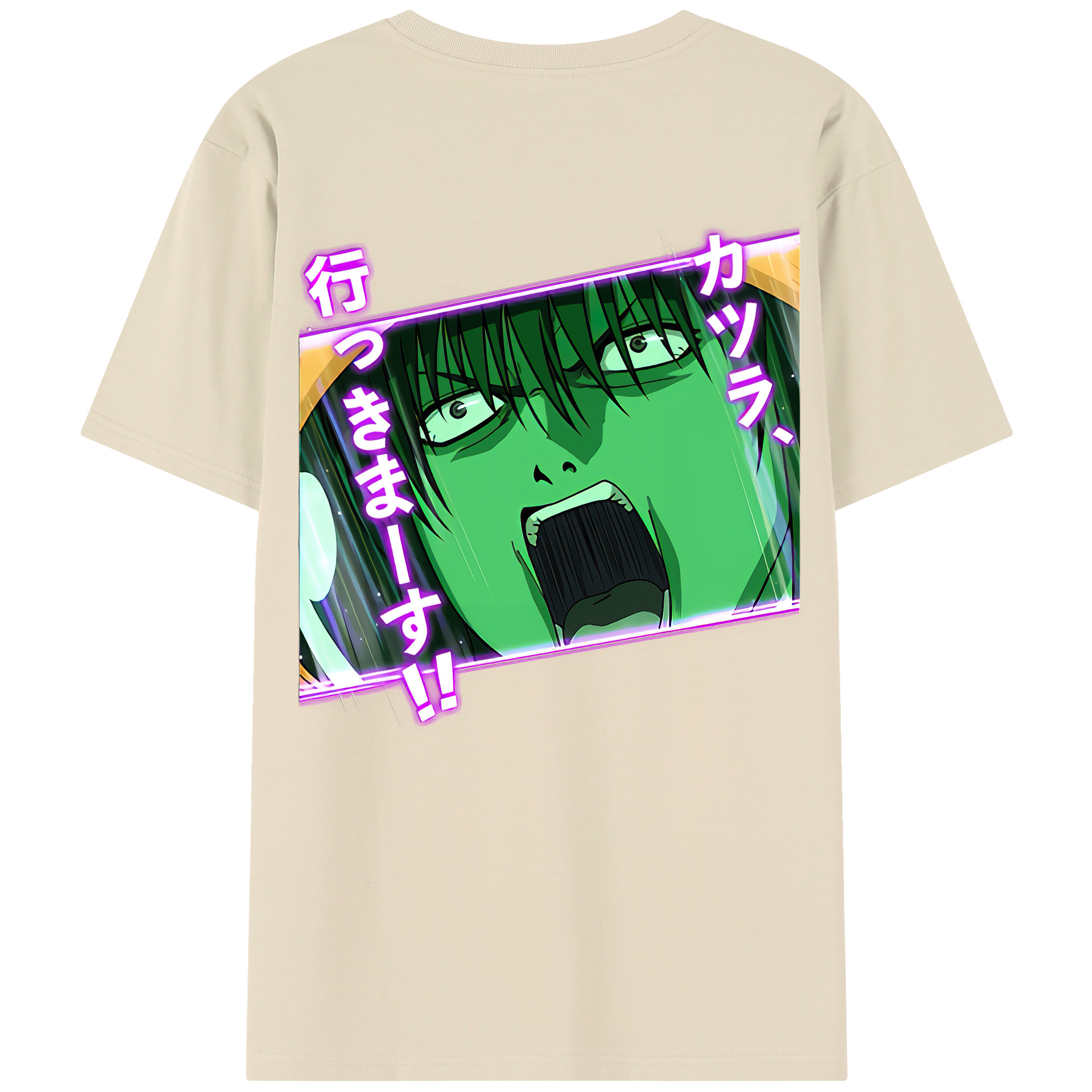 （画像用） ぎんたま 坂田銀時（さかたぎんとき） 神楽 志村新八（しむら しんぱち） GINTAMA Sakata Gintoki Kagura Shimura Shinpachi 綿100％半袖Tシャツ（背面プリント）
