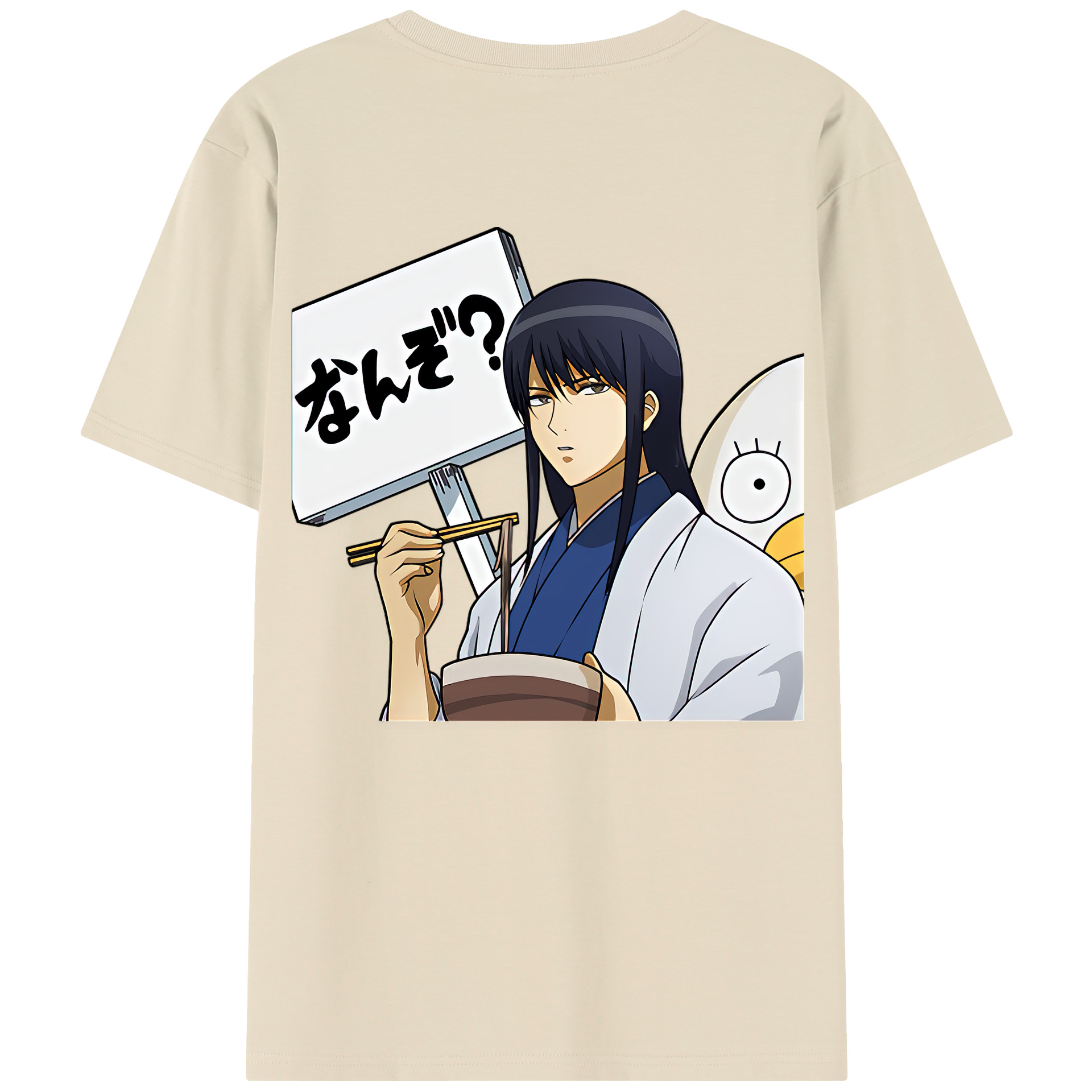 （画像用） ぎんたま 坂田銀時（さかたぎんとき） 神楽 志村新八（しむら しんぱち） GINTAMA Sakata Gintoki Kagura Shimura Shinpachi 綿100％半袖Tシャツ（背面プリント）