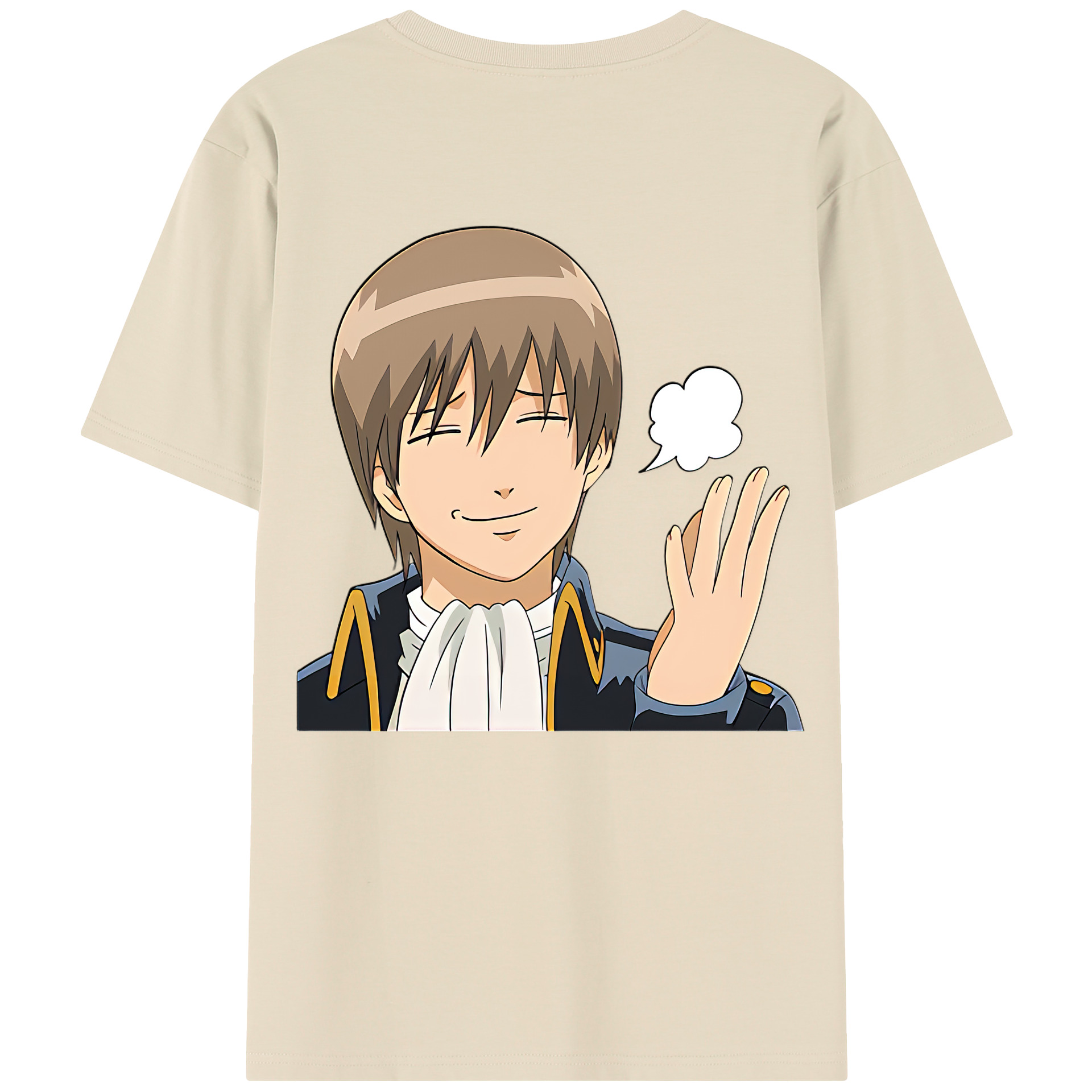 （画像用） ぎんたま 坂田銀時（さかたぎんとき） 神楽 志村新八（しむら しんぱち） GINTAMA Sakata Gintoki Kagura Shimura Shinpachi 綿100％半袖Tシャツ（背面プリント）