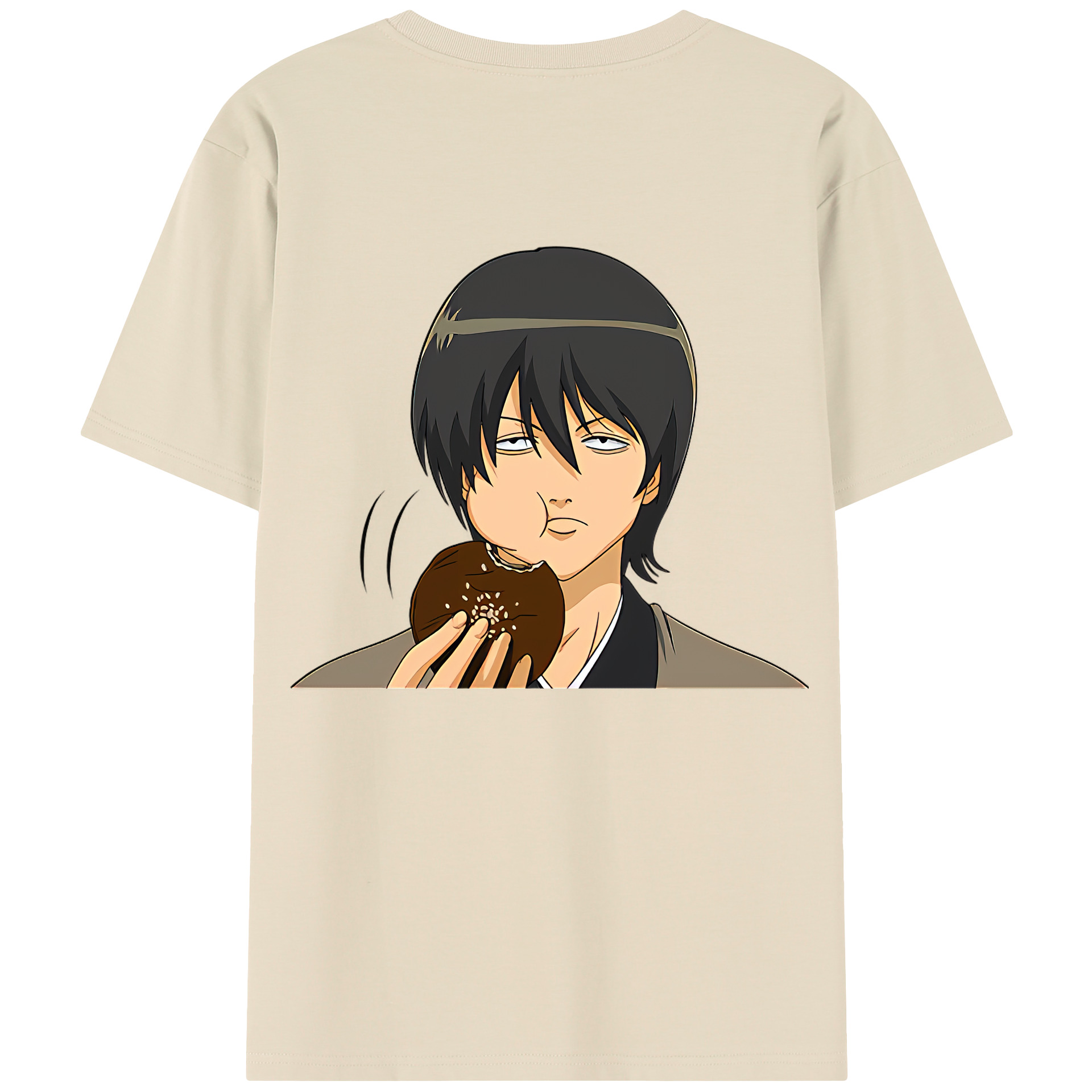 （画像用） ぎんたま 坂田銀時（さかたぎんとき） 神楽 志村新八（しむら しんぱち） GINTAMA Sakata Gintoki Kagura Shimura Shinpachi 綿100％半袖Tシャツ（背面プリント）