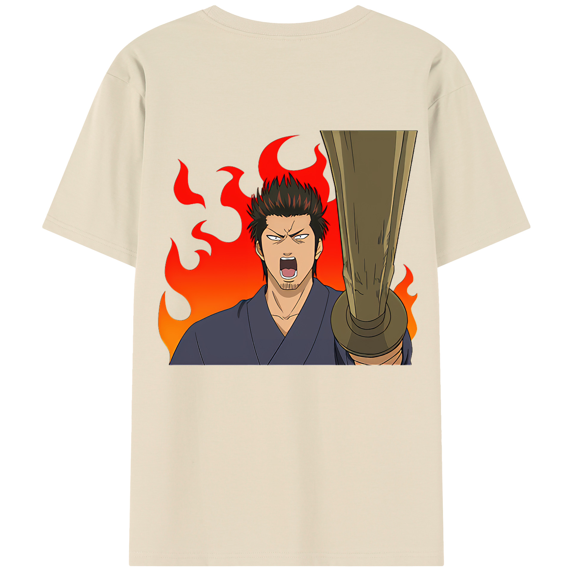 （画像用） ぎんたま 坂田銀時（さかたぎんとき） 神楽 志村新八（しむら しんぱち） GINTAMA Sakata Gintoki Kagura Shimura Shinpachi 綿100％半袖Tシャツ（背面プリント）