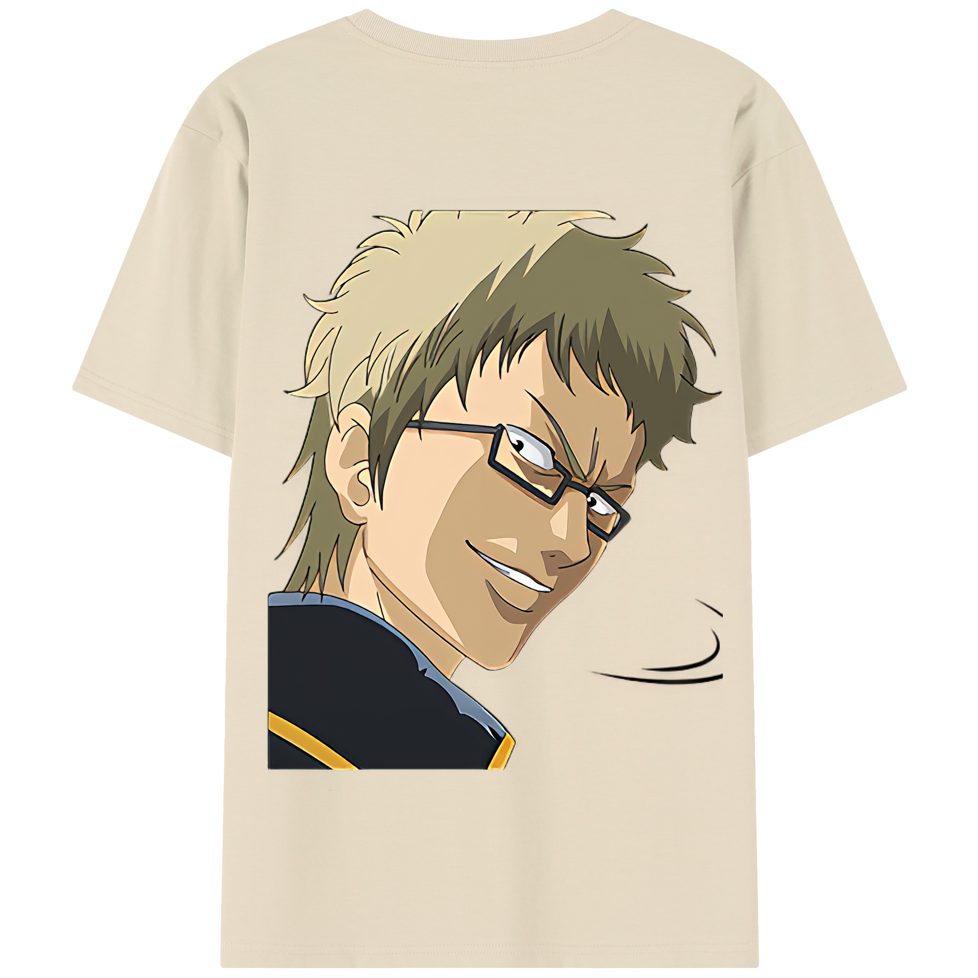 （画像用） ぎんたま 坂田銀時（さかたぎんとき） 神楽 志村新八（しむら しんぱち） GINTAMA Sakata Gintoki Kagura Shimura Shinpachi 綿100％半袖Tシャツ（背面プリント）