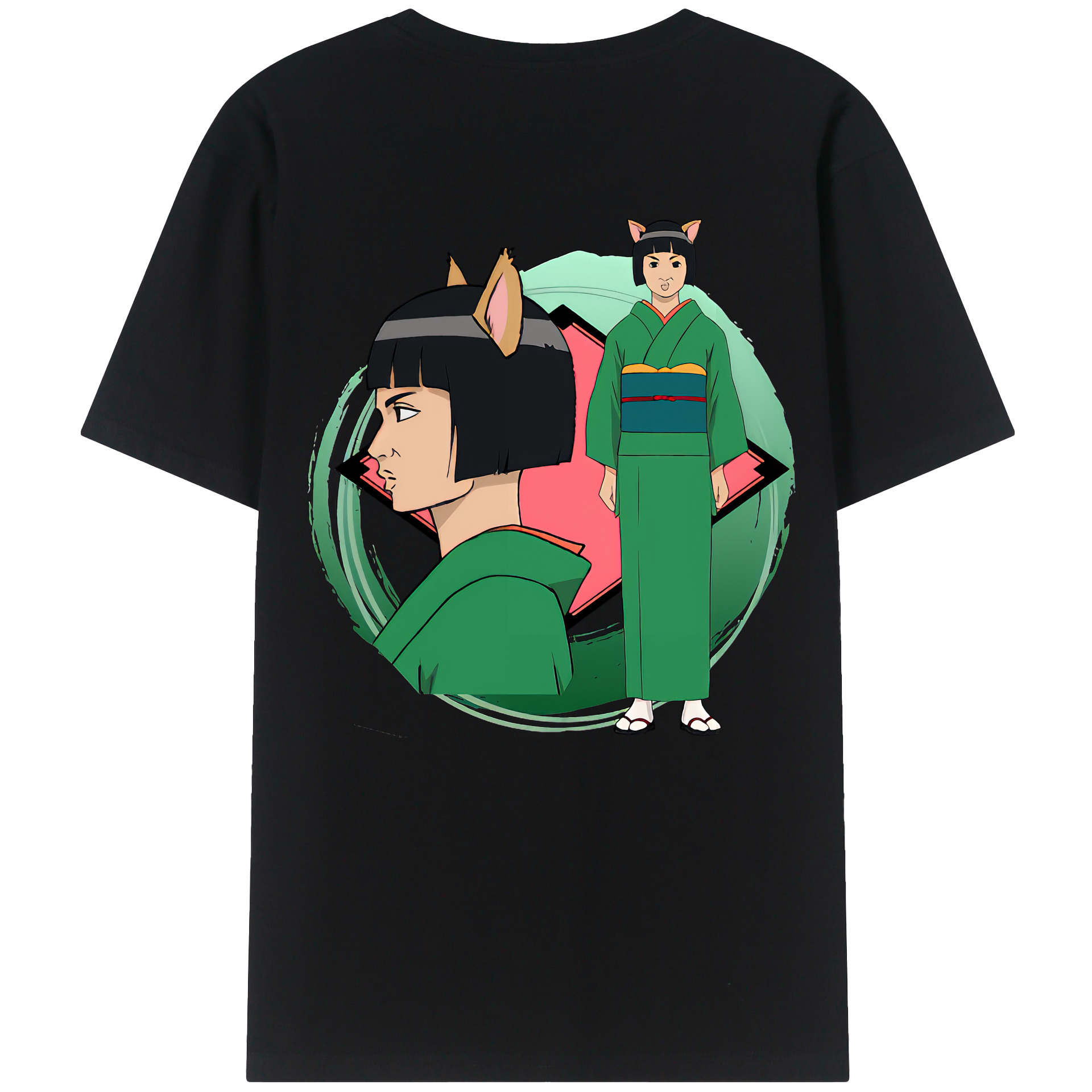 （画像用） ぎんたま 坂田銀時（さかたぎんとき） 神楽 志村新八（しむら しんぱち） GINTAMA Sakata Gintoki Kagura Shimura Shinpachi 綿100％半袖Tシャツ（背面プリント）
